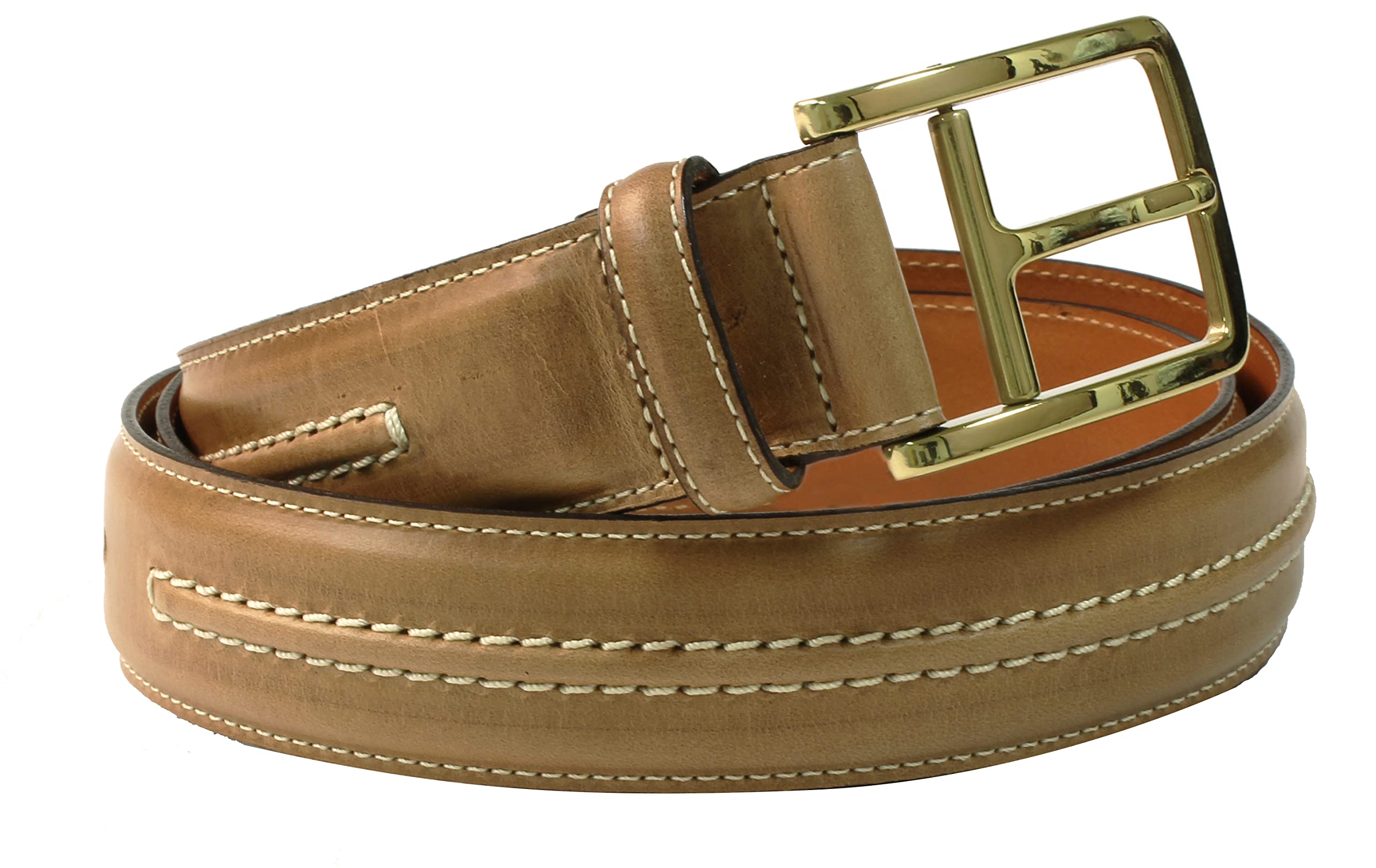 Premium Men's JC201-35MM Horween Leather Watch with Fancy Stitch - 44mm Case - Ideal for Business, Casual & Formal Occasions
