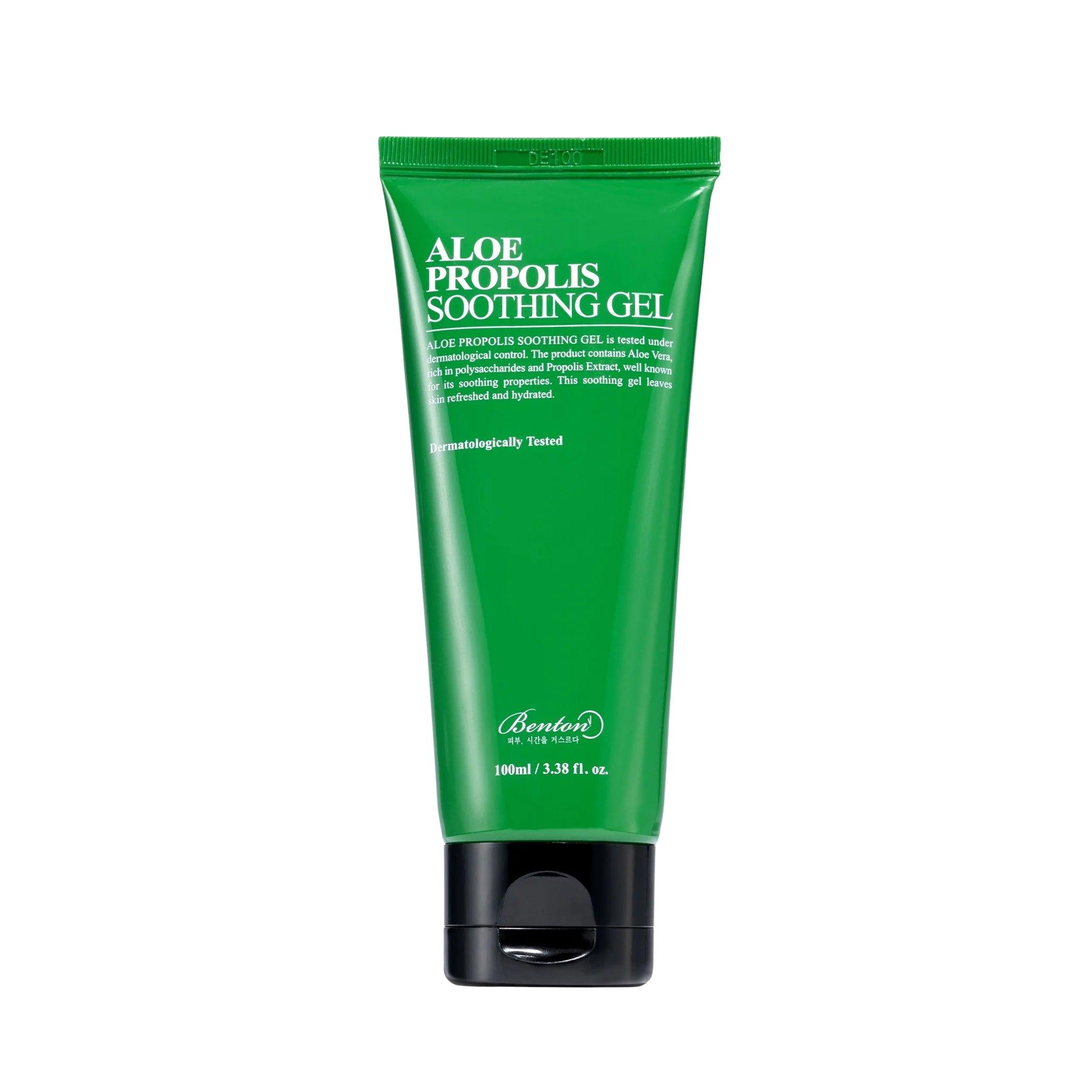 BENTON Aloe Propolis Soothing Gel 100ml | Hydrating Face & Body Gel with Aloe Vera & Propolis Extract | Perfect for Sunburn Relief, Acne Treatment & Skin Hydration