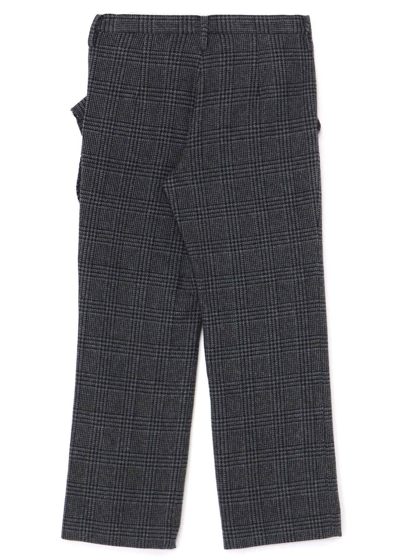 Stylish Check Left Front Tucked Pants for Women - Trendy High Waist Slim Fit Trousers for Office, Casual & Party Wear