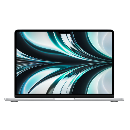 Apple MacBook Air M2 Chip 13-inch Laptop 512GB SSD 8GB RAM 8-Core CPU 10-Core GPU (Mid 2022) Silver - Lightweight & Powerful for Work, Study & Travel