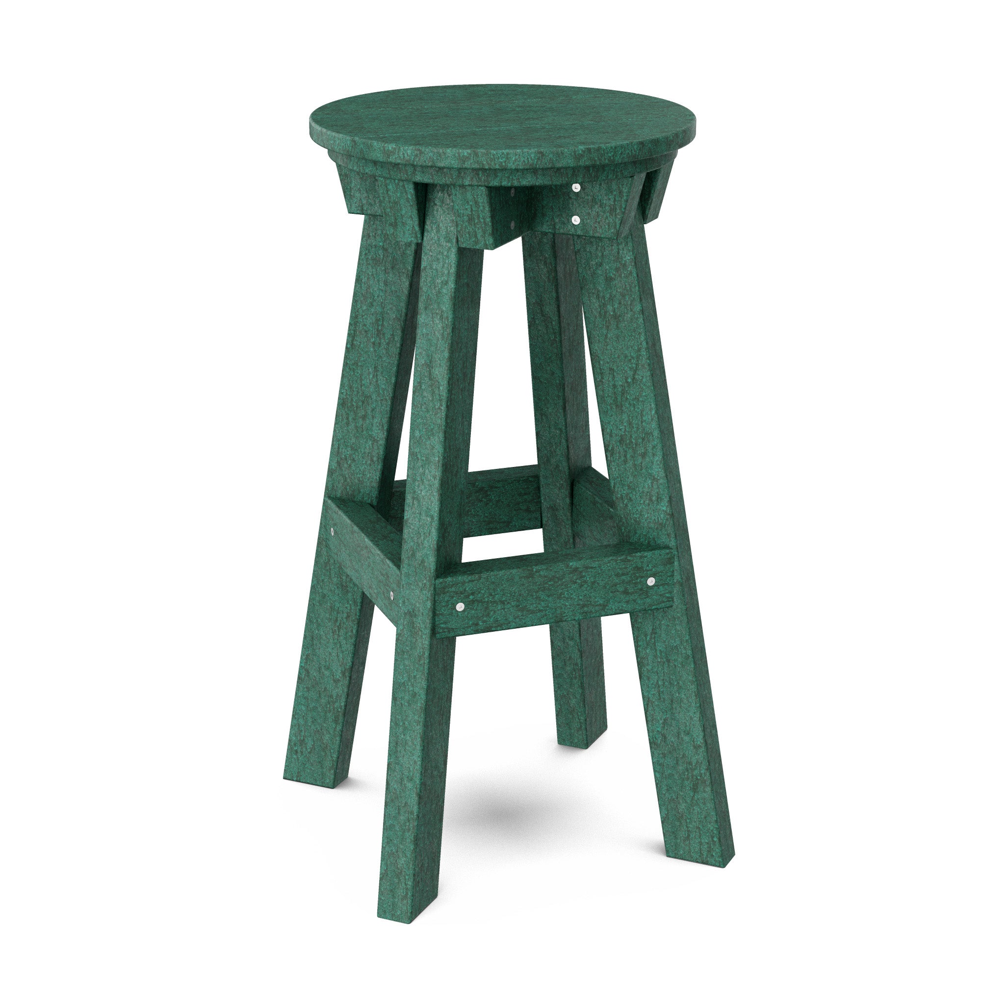 Vintage Heritage Bar Stool - Solid Wood Counter Height Stool with Backrest - Perfect for Kitchen Island, Home Bar & Breakfast Nook