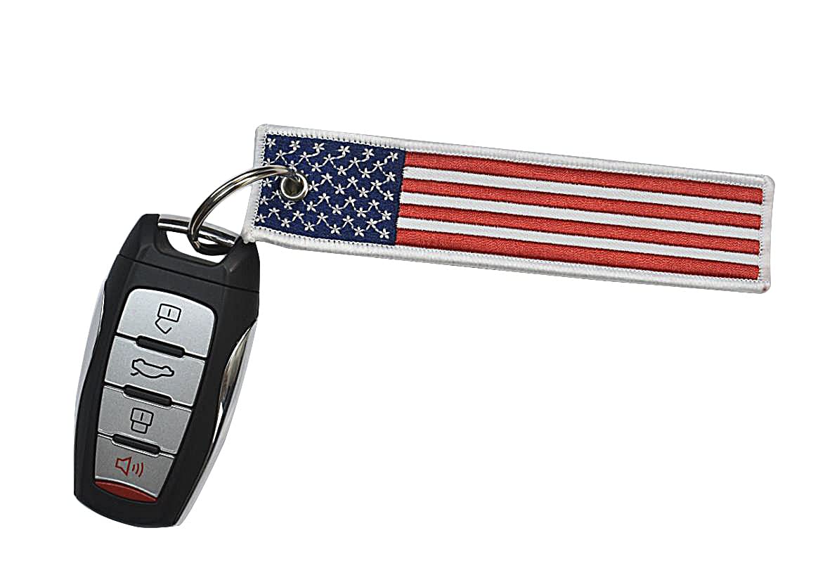 Durable Key Chain Tag with Ring for Keys & IDs | Home & Office Use