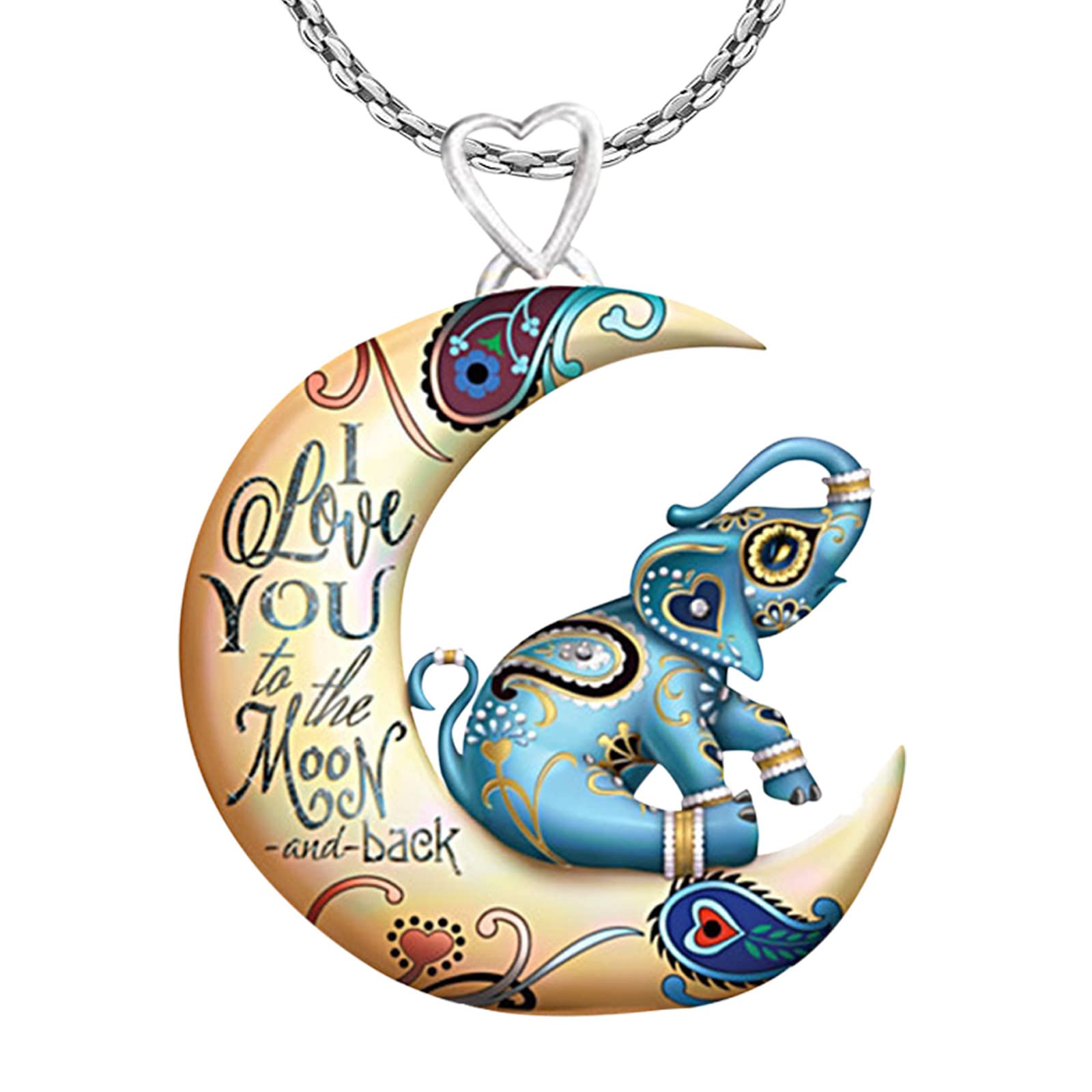 Elephant Necklace for Women - Romantic Animal Jewelry Gift for Valentine's Day, Birthday & Anniversary - Perfect for Everyday Wear & Special Occasions