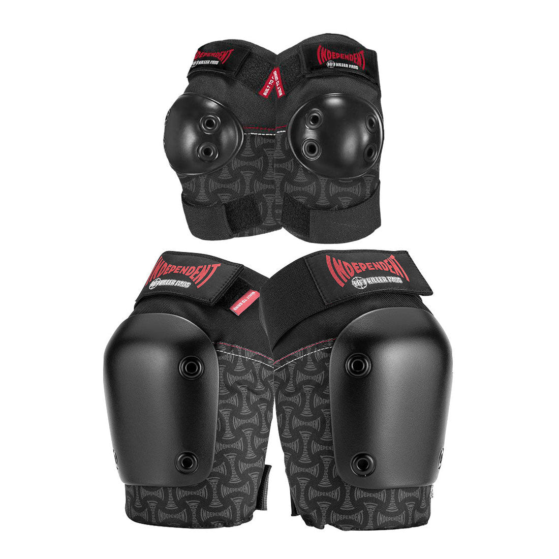187 Knee & Elbow Pad Combo Pack - Protective Gear for Skateboarding, Cycling & Sports - Durable Impact Protection for Adults & Teens - Perfect for Skate Parks, BMX & Extreme Sports