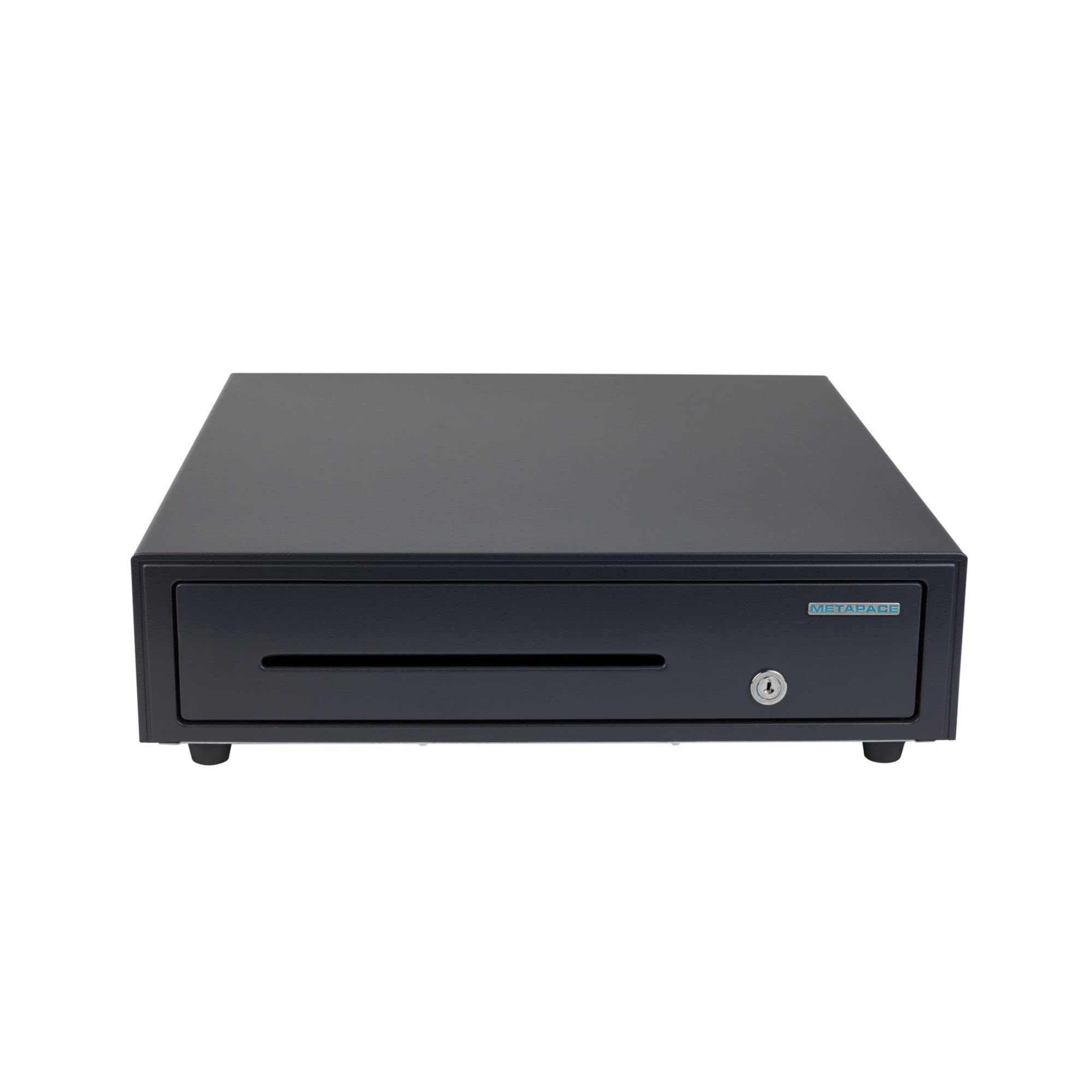 MPK1S-C K-1 Cash Register Drawer - Secure Black Money Tray for Retail Stores, Restaurants & Small Businesses | Durable POS Cash Management Solution