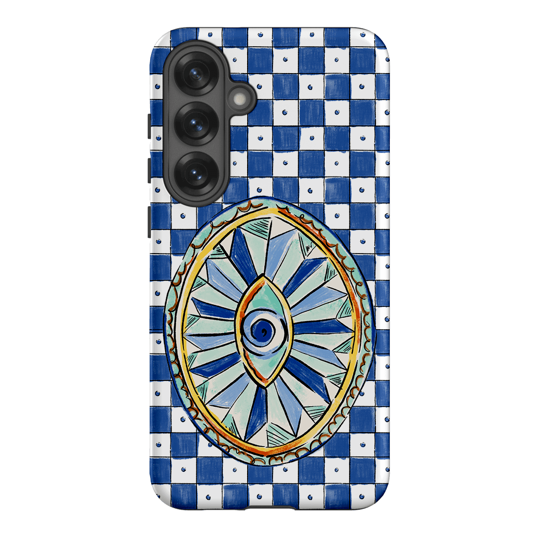 Evil Eye Protection Phone Case - Trendy & Durable Anti-Scratch Cover for iPhone & Samsung - Perfect for Travel, Work & Daily Use