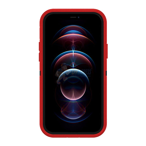 iPhone 15 Shockproof Defender Case - Heavy Duty Protection with Military-Grade Drop Test (Red) | Perfect for Outdoor Activities, Travel & Everyday Use