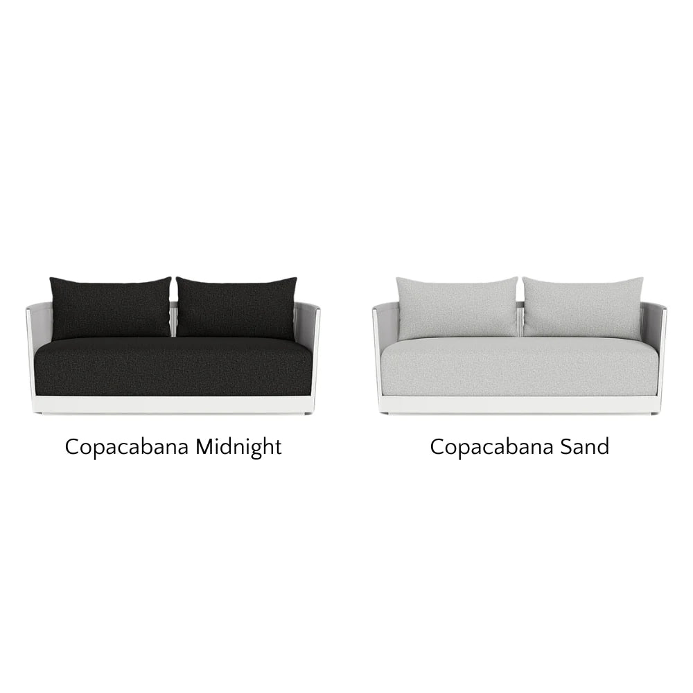 Antigua Outdoor 2-Seat Patio Sofa Set - Waterproof Wicker Furniture for Garden, Poolside, Deck & Backyard Relaxation