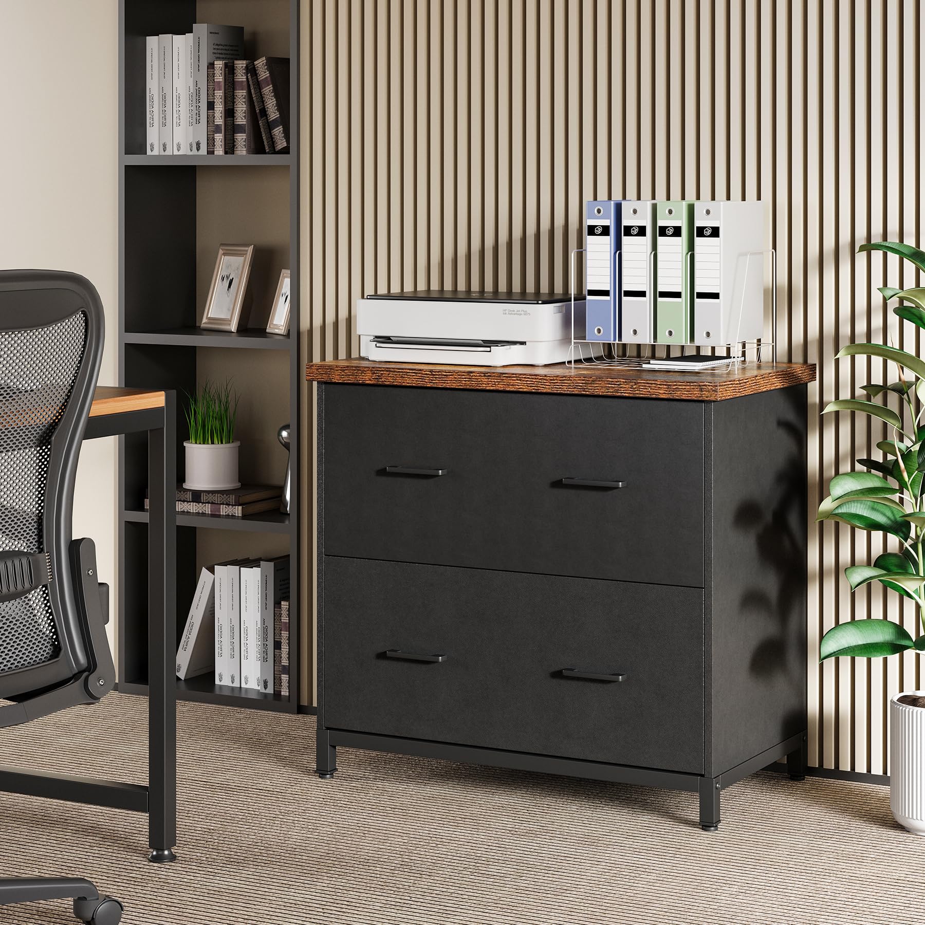 2-Drawer Lateral File Cabinet for Home Office - 30.7