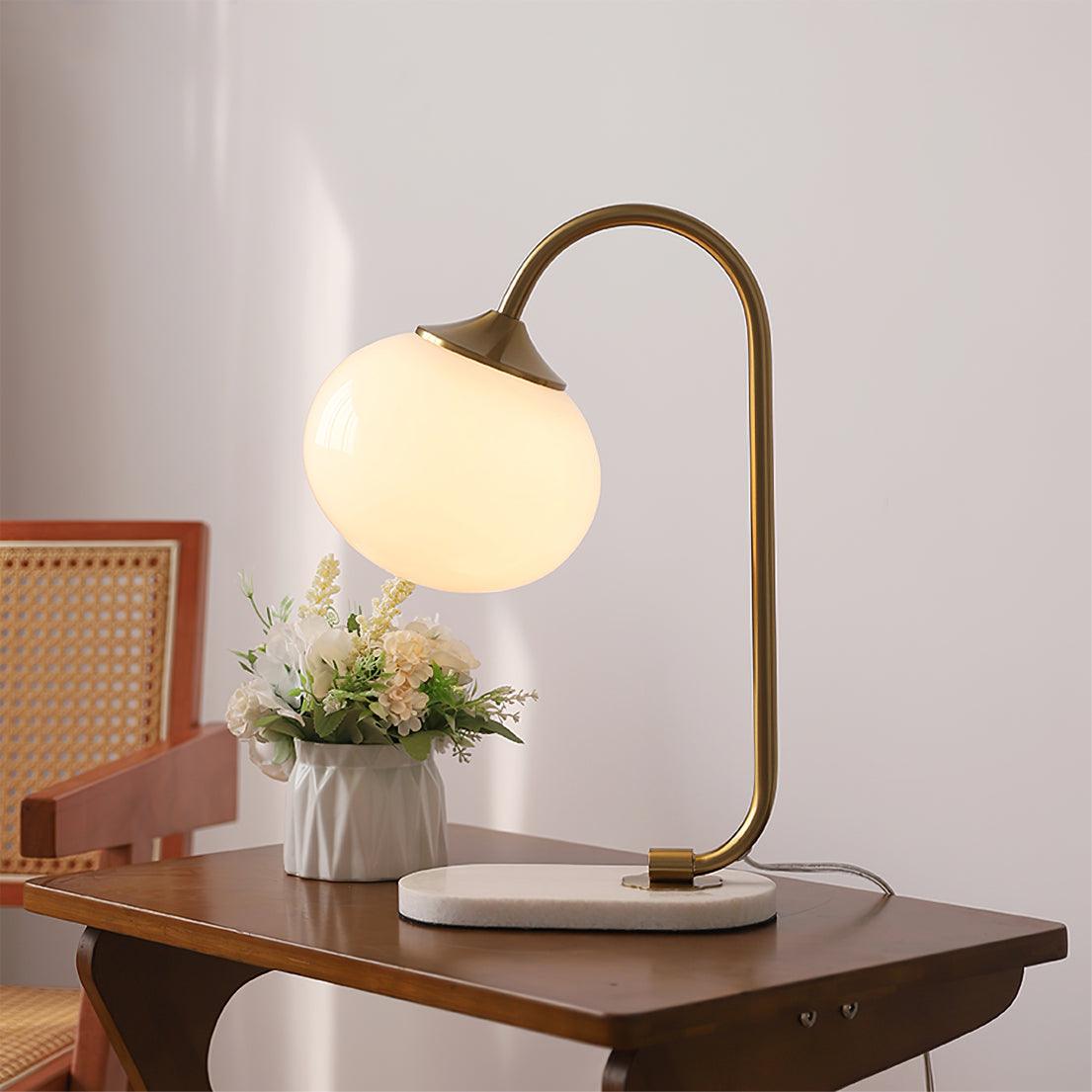 Marshmallow Table Lamp - Soft Glow LED Night Light for Bedroom, Nursery, Living Room - Cozy Ambiance & Decorative Home Lighting
