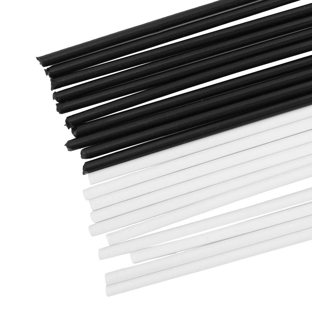 20pcs White + Black Guitar Fingerboard Side Marker Dots - Fretboard Inlay Dots for Guitar & Bass - Perfect for Stage Performance and Practice Sessions