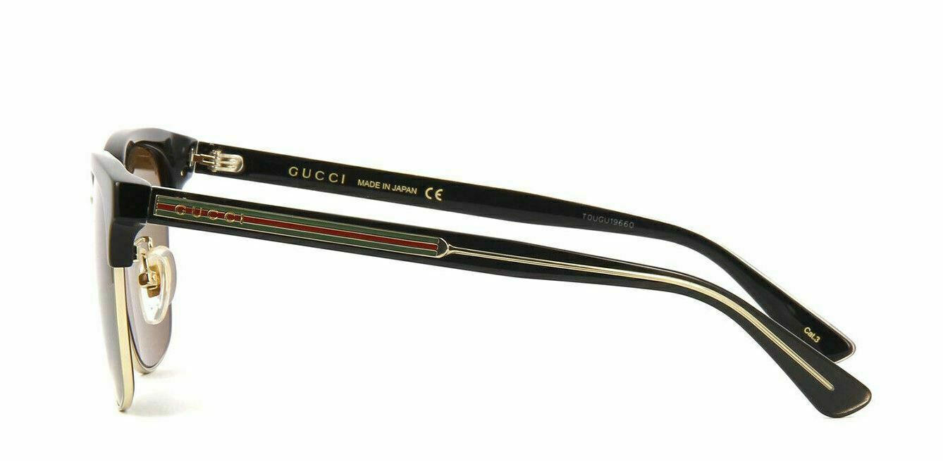 Gucci GG 0382S 002 Havana Black Polarized Sunglasses for Men - UV Protection, Luxury Designer Shades for Driving, Travel & Outdoor Activities