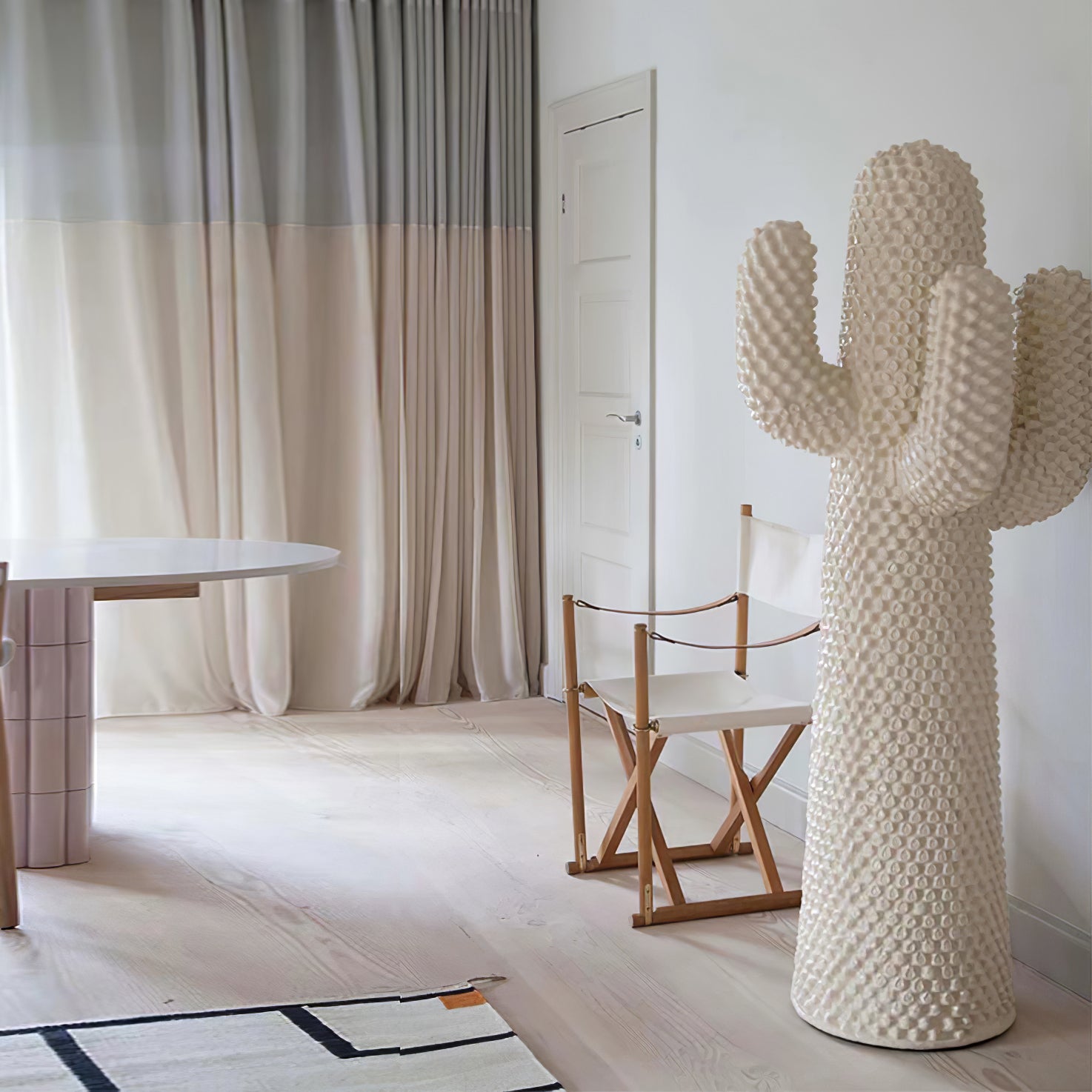 Modern Mello Sculptural Cactus Coat Rack - Stylish Wall Mounted Entryway Organizer for Hats, Scarves & Bags - Perfect for Home, Office or Dorm Decor