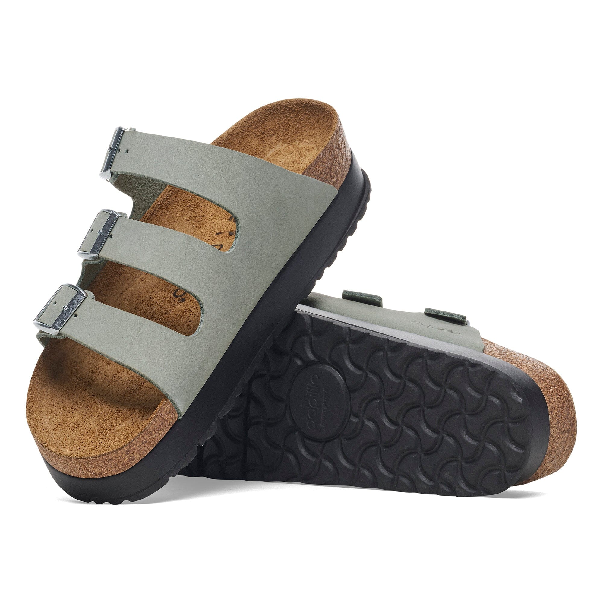 Birkenstock Florida III Platform Sandals for Women - Comfortable Cork Footbed & Arch Support - Perfect for Casual Wear, Beach, and Summer Outfits