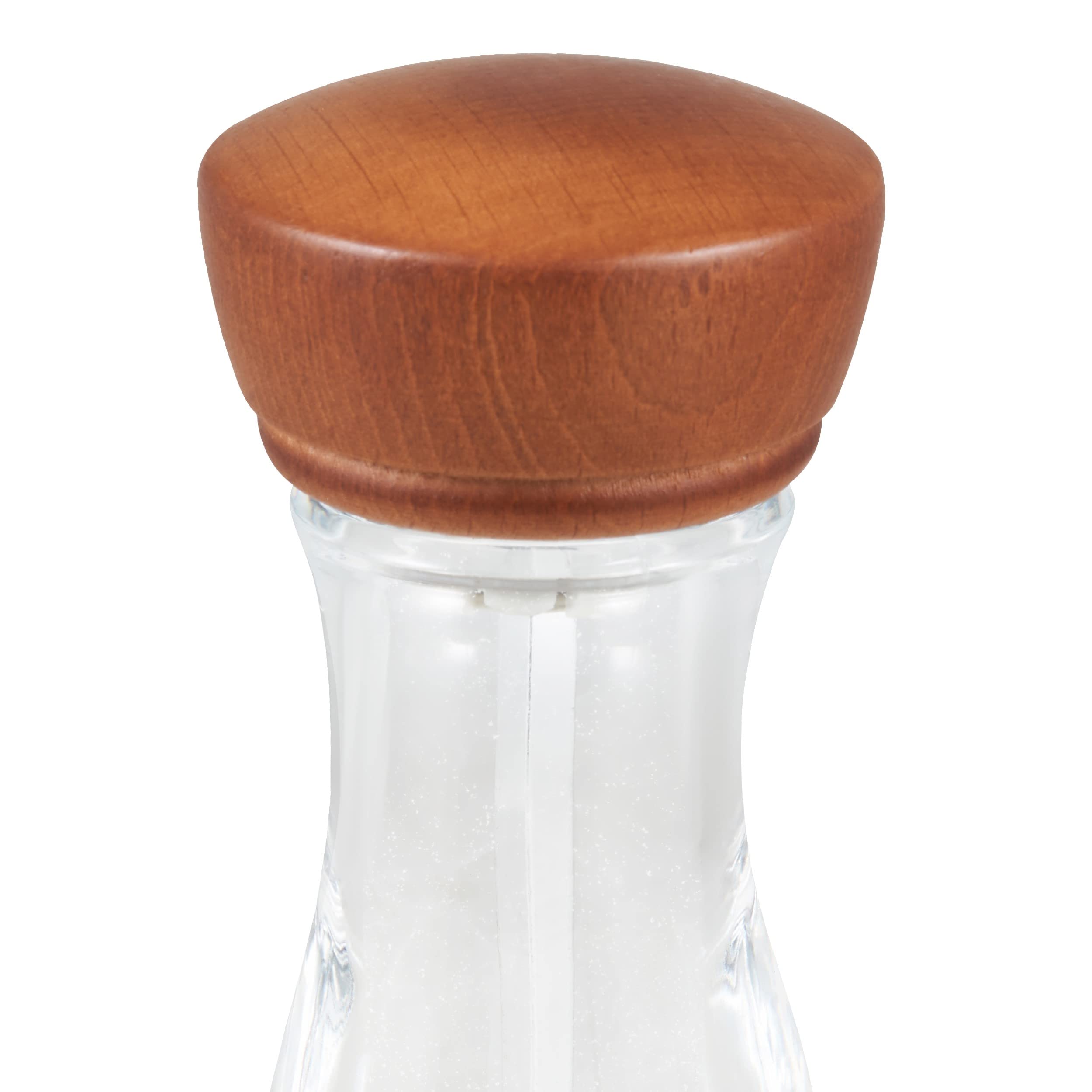 Cole & Mason Keswick Forest Dark Wood Pepper Mill - Premium Stainless Steel Grinder with Gourmet Precision+ Mechanism, 7.1 Inches (180mm) - Perfect for Kitchen, Dining Table & Gourmet Cooking