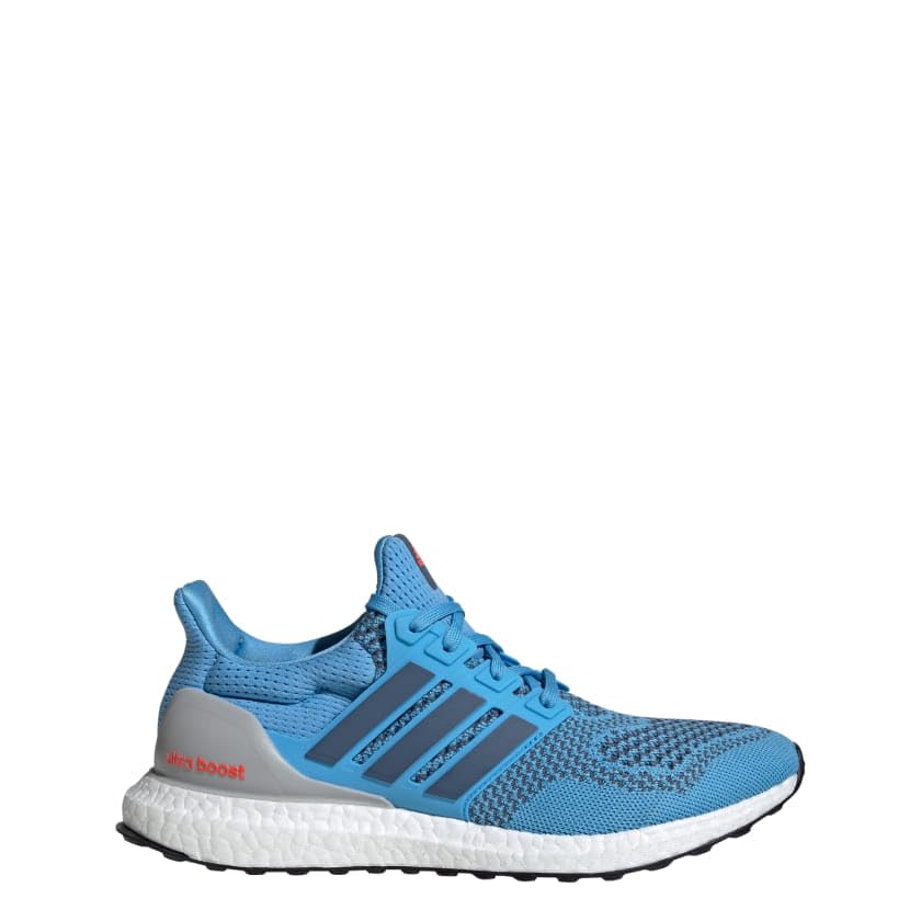 adidas Ultraboost 1.0 DNA Men's Running Shoes - Semi Blue Burst/Preloved Ink/Solar Red - Size 12 | Lightweight Comfort for Jogging, Gym Workouts & Daily Wear