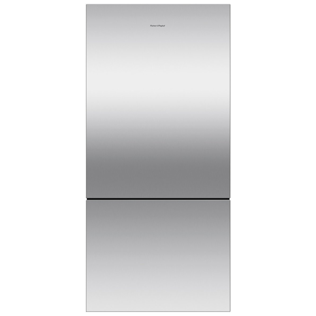Fisher & Paykel Series 5 494L Bottom Mount Refrigerator - Stainless Steel Left Hinge RF522BLPX6 - Energy Efficient French Door Fridge for Modern Kitchen & Family Use