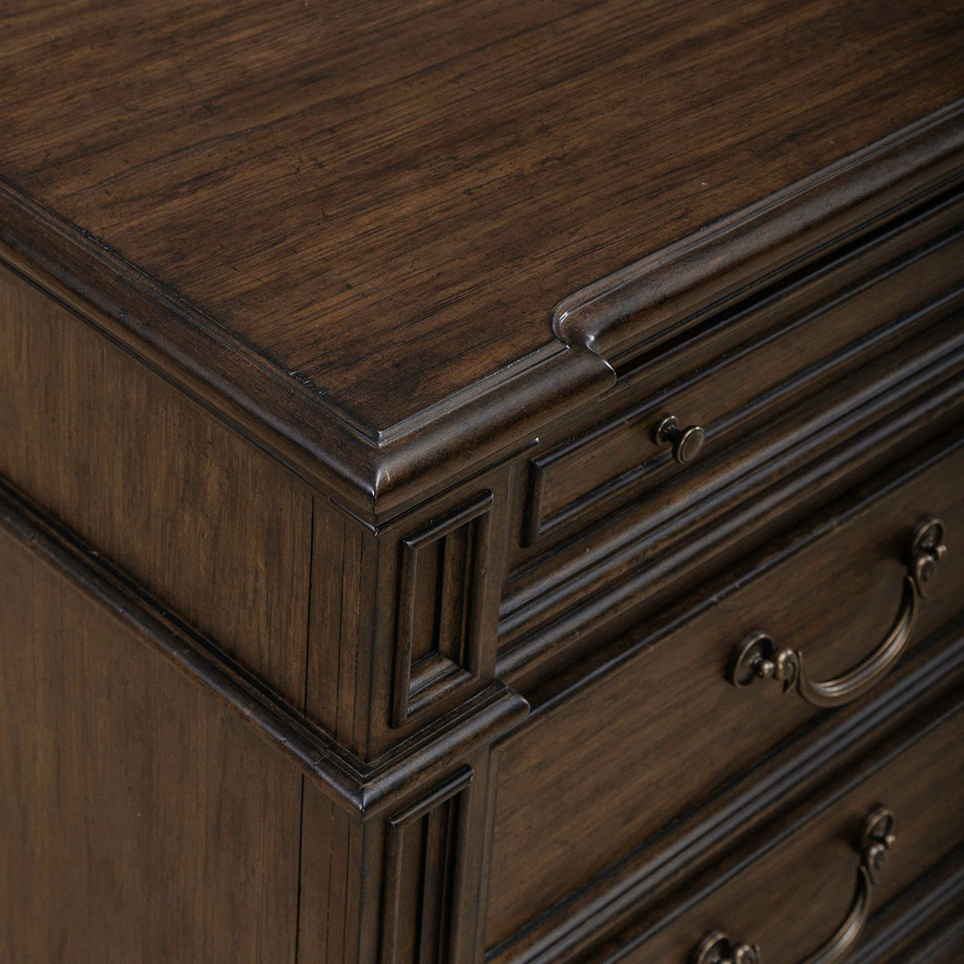 Provence Park Nightstand - Modern Bedside Table with Drawer, Wooden End Table for Bedroom, Living Room & Office - Perfect for Storage & Decor