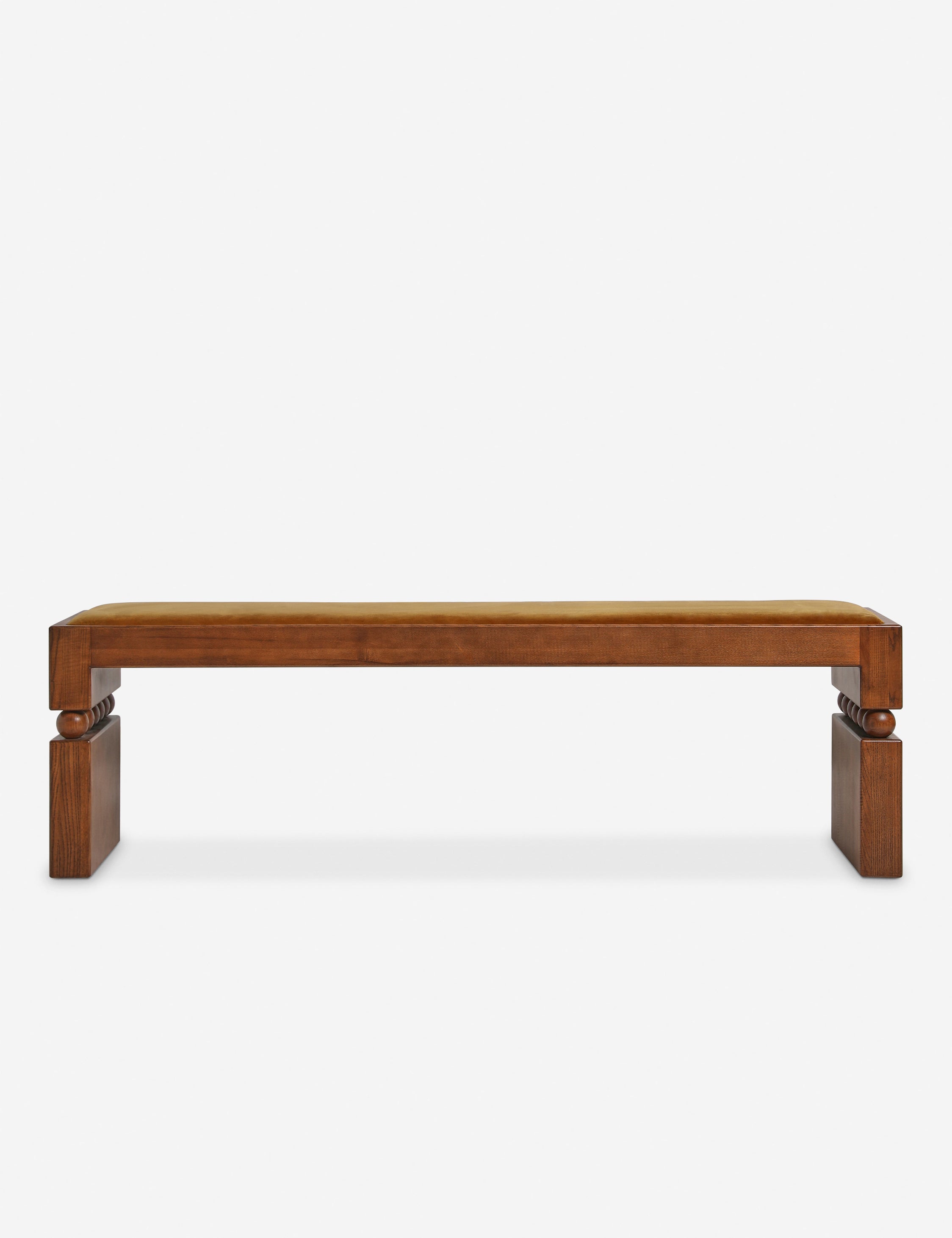 Carly Cushnie Ceiba Bench - Modern Wooden Bench for Living Room, Bedroom, or Entryway - Stylish and Functional Home Decor
