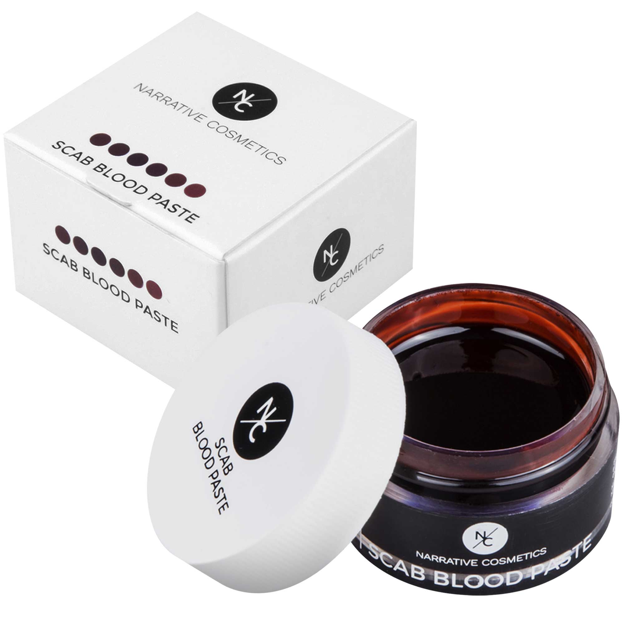 Professional SFX Makeup Scab Blood Paste - 1.41 Oz Realistic Cuts & Wounds FX for Halloween, Cosplay & Horror Effects - Perfect for Theater, Film & Special Effects Artists