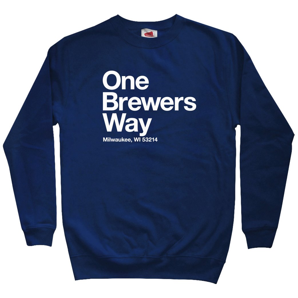 Smash Transit Men's Milwaukee Baseball Stadium Sweatshirt - Comfortable Crewneck Pullover for Baseball Fans - Perfect for Game Day, Tailgating & Casual Wear