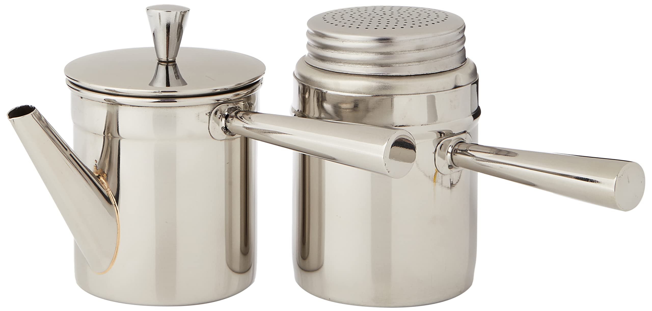 Ilsa Napolitano Stovetop Espresso Maker, 2-Cup, Stainless Steel - Perfect for Home, Office & Camping Coffee Brewing
