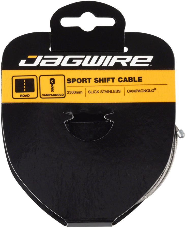 Jagwire Sport Shift Cable 1.1 x 2300mm Slick Stainless Steel for Campagnolo - Premium Bike Gear for Smooth Shifting Performance on Road Bikes