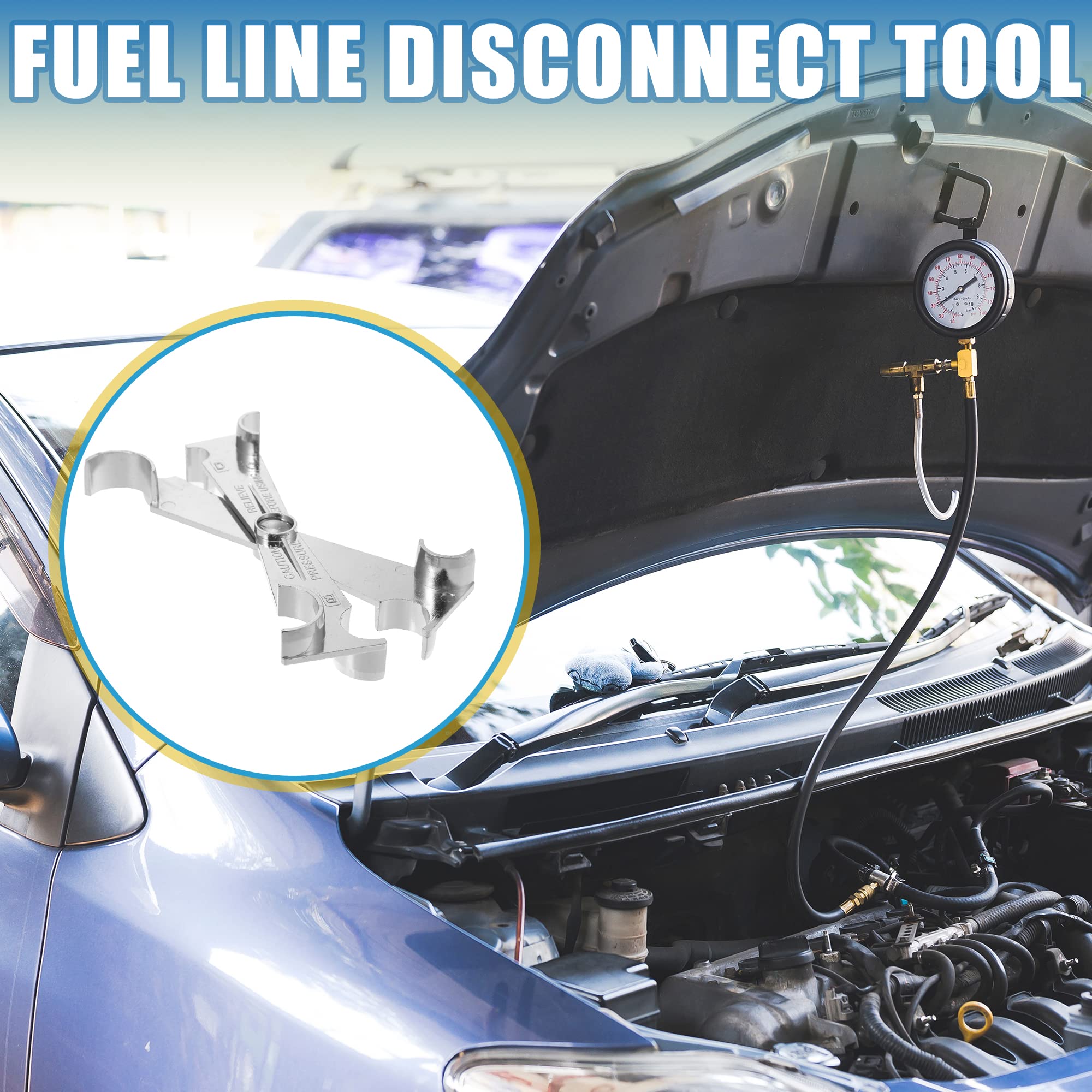 Universal Fuel Line Disconnect Tool Kit - 3/4