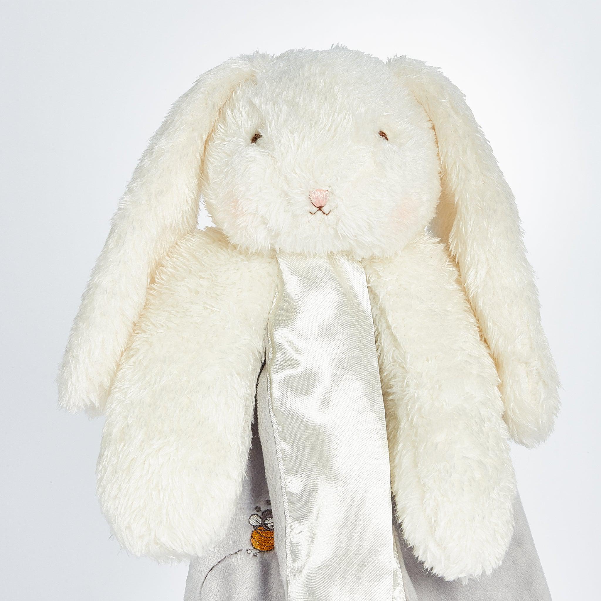 Bloom Bunny Buddy Blanket - Soft Plush Baby Security Blanket for Toddlers & Kids | Perfect for Naptime, Travel, and Comforting Anxiety
