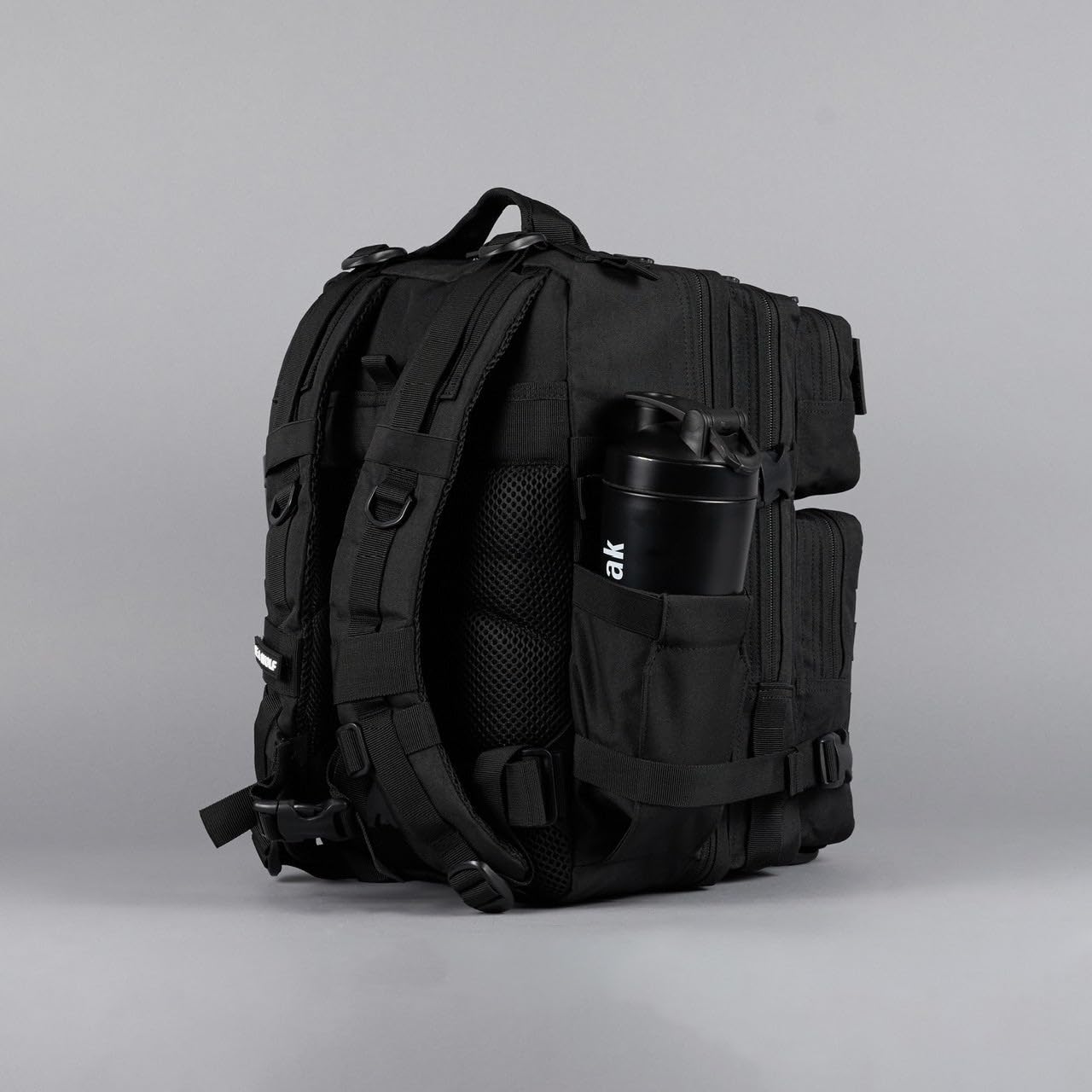 WOLFpak 25L Waterproof Hiking Backpack - Alpha Black | Lightweight Durable Travel Backpack for Men & Women | Perfect for Camping, Hiking, Work & Daily Commute