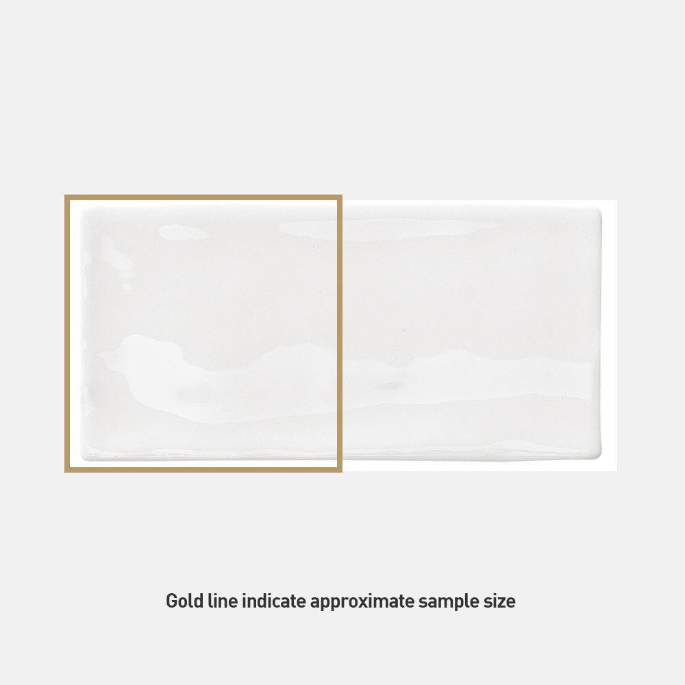 Premium Santorini Daylight White 76x152x9 Glossy Ceramic Subway Tile - Perfect for Kitchen Backsplash, Bathroom Walls & Modern Interior Design
