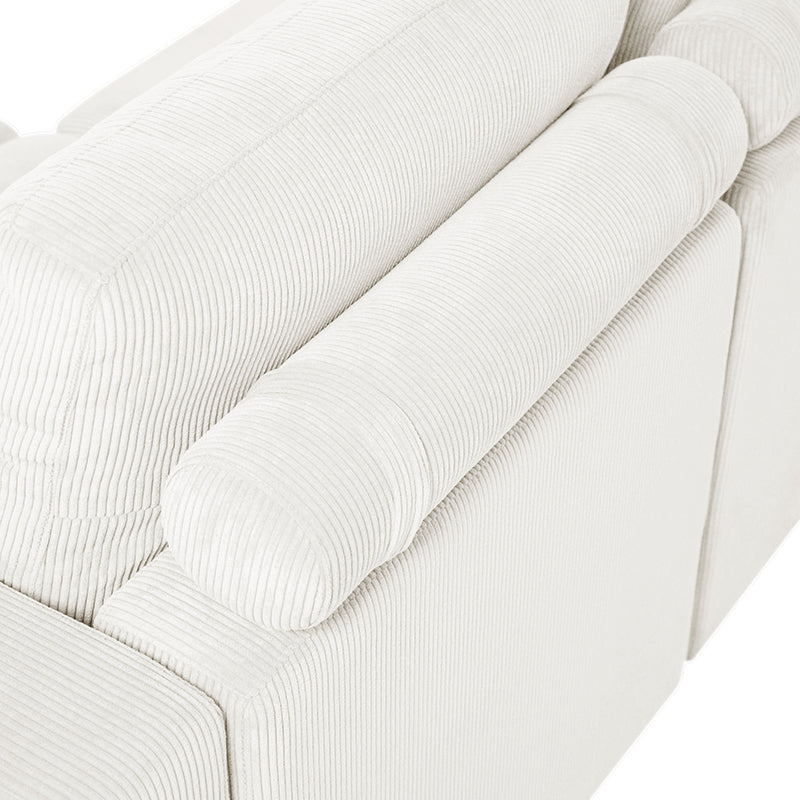 Amando Soft Storage Sectional Sofa - Modern L-Shaped Couch with Hidden Storage | Perfect for Small Spaces, Living Room & Apartment | Comfortable & Stylish Home Furniture
