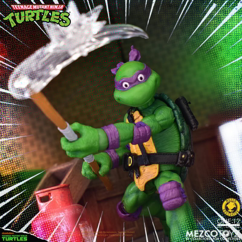 Teenage Mutant Ninja Turtles Deluxe Animated Series Action Figure - Mezco One:12 Collective - Collectible TMNT Toy for Fans & Display - Perfect for Gifts, Collections & Home Decor