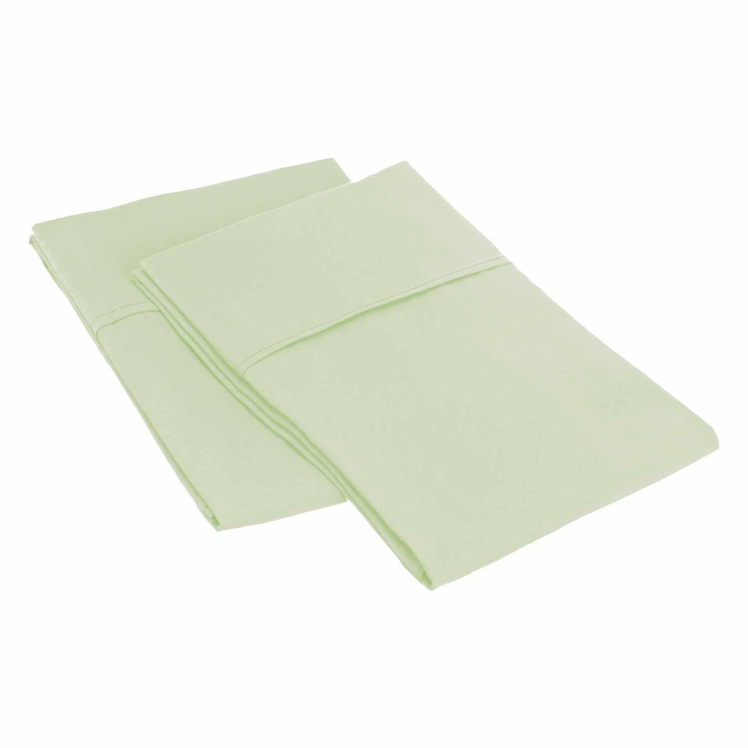2-Piece Microfiber Wrinkle Resistant Pillowcase Set - Soft & Breathable Bedding for Side Sleepers & Hot Sleepers - Perfect for Home, Hotel, and Travel Use