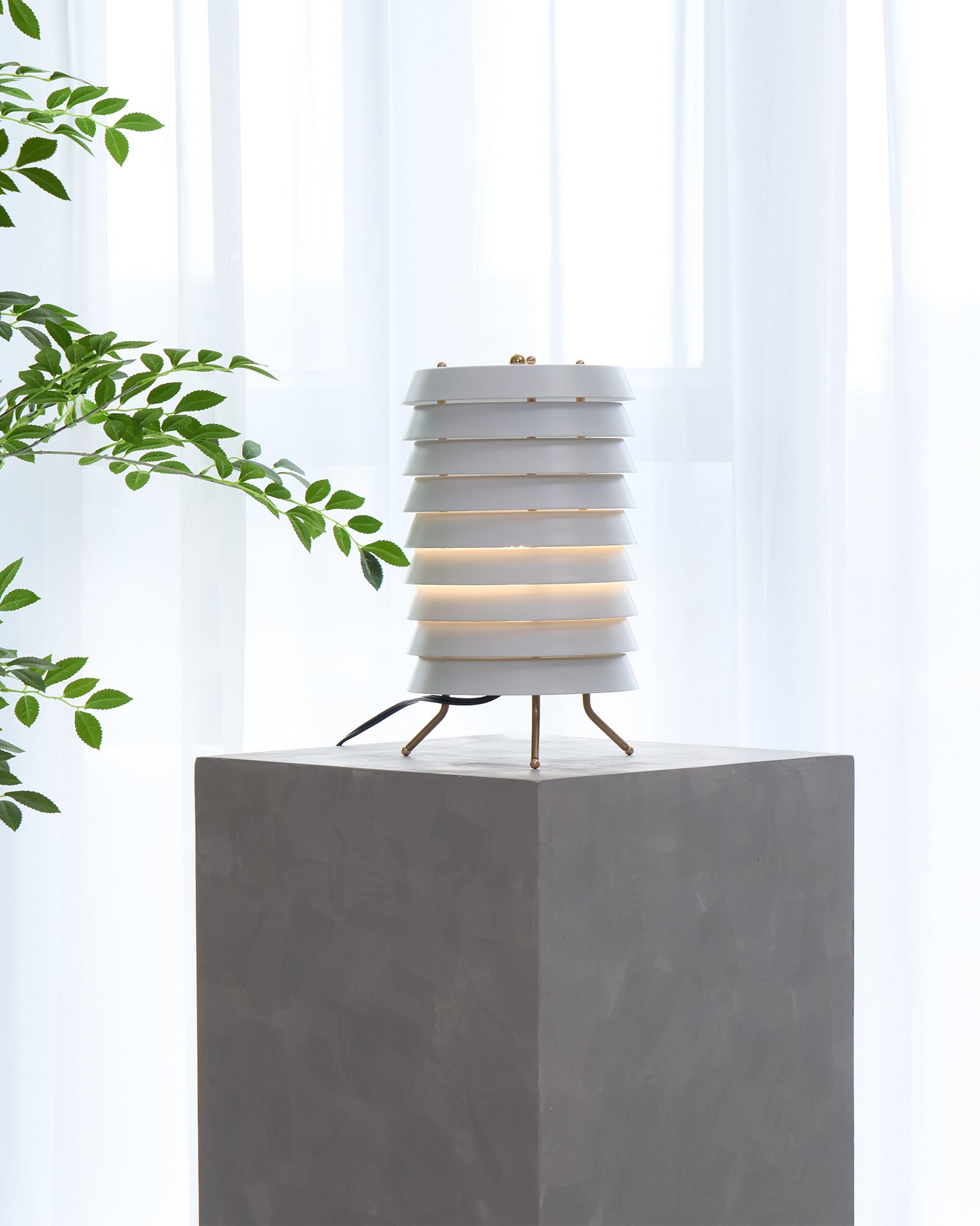 Baltic Tower Table Lamp - Modern LED Desk Light for Home Office, Bedroom & Living Room - Perfect for Reading, Working & Relaxing