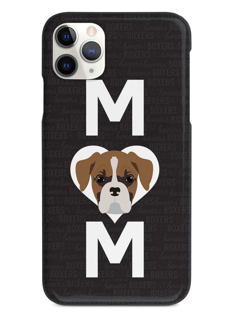 Premium 3D Textured Protective Phone Case for Apple iPhone 12 Pro Max - Shockproof & Anti-Scratch Cover with Unique Boxer Mom Dog Design - Perfect for Everyday Use, Work & Outdoor Activities