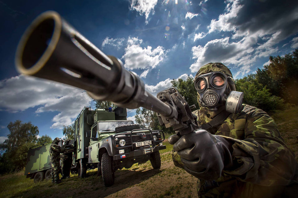Mira Safety CM-7M Military Grade Gas Mask - NBC Protection for Emergency Preparedness, Survival, & Tactical Use