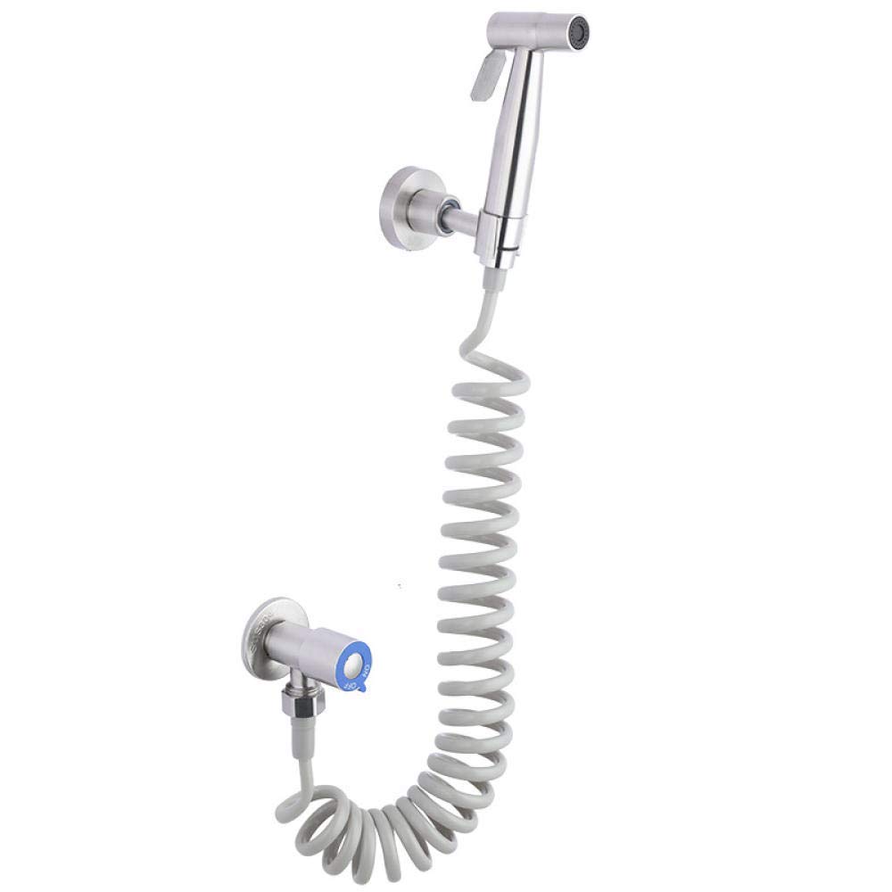 304 Stainless Steel Handheld Toilet Sprayer Kit - Adjustable Bathroom Bidet Spray Gun with Nozzle for Personal Hygiene & Cleaning (Perfect for Home, RV, Travel Use)