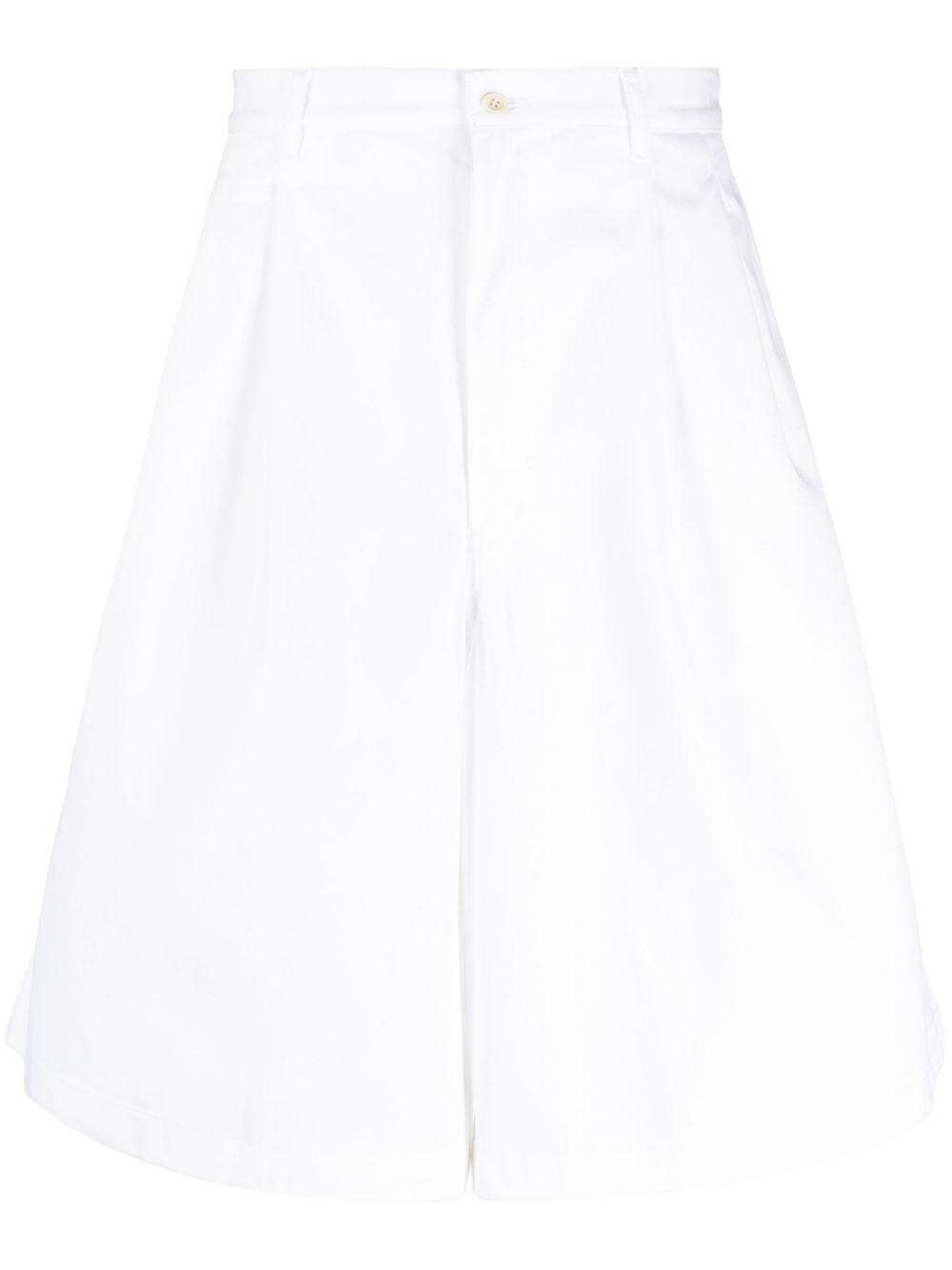 Comme des Garcons White Shorts for Men & Women - Trendy Casual Summer Shorts for Streetwear & Beach Outfits