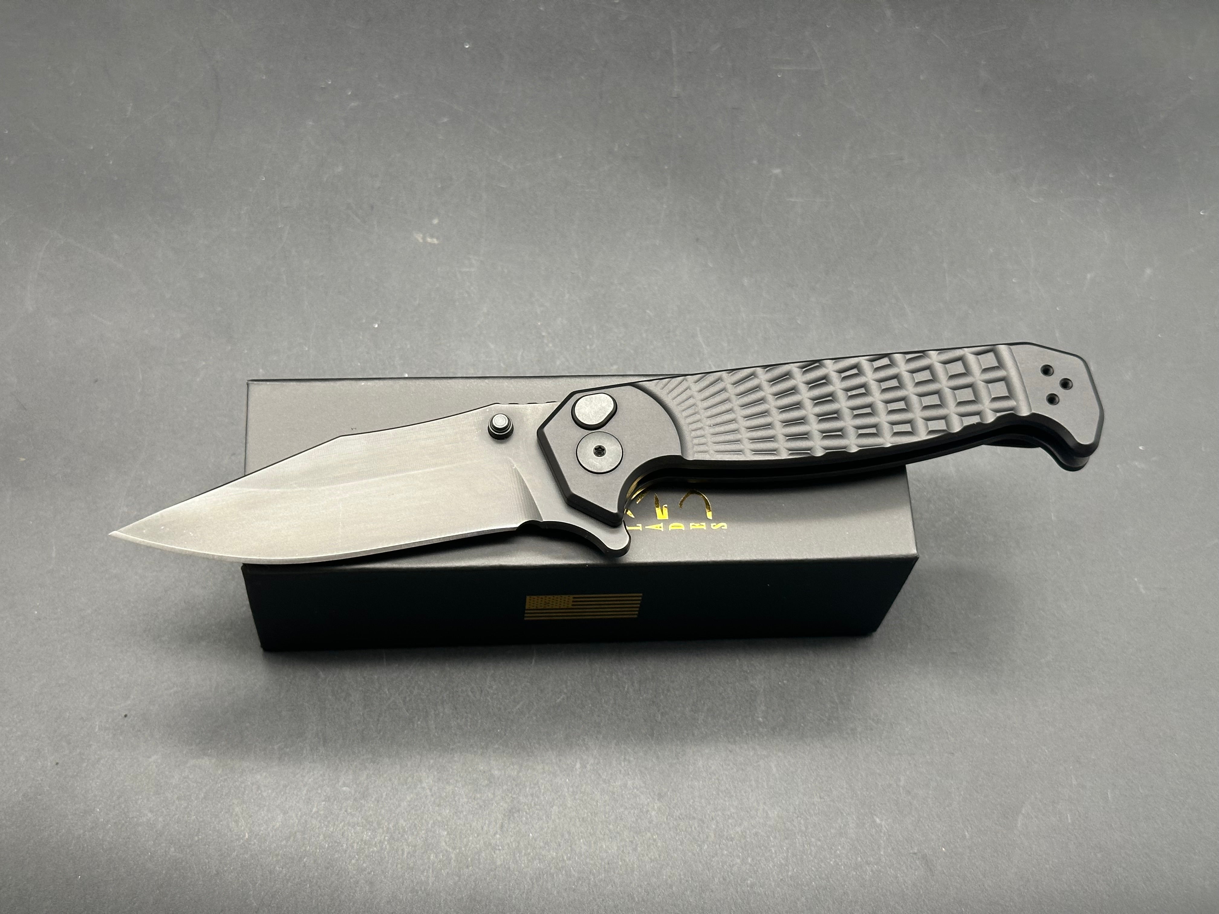 Half Face Blades Crow Folder S45VN Tactical Folding Knife - EDC Pocket Knife for Outdoor Camping, Hunting & Survival Gear