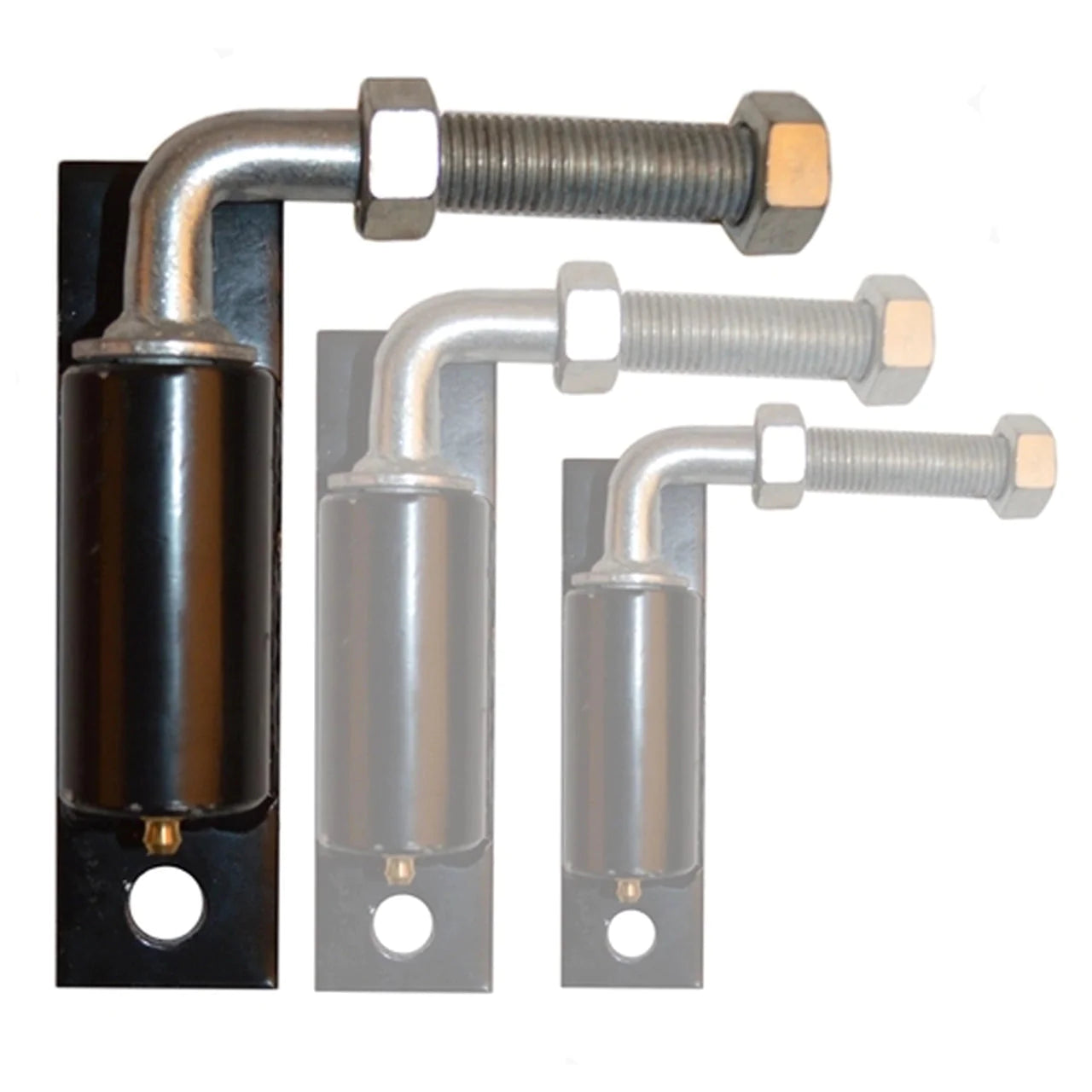 Heavy Duty 3/4 Inch Aleko Hinge J Bolt for Driveway Gates - LM115 - Durable Gate Hardware for Secure Entryways & Fences