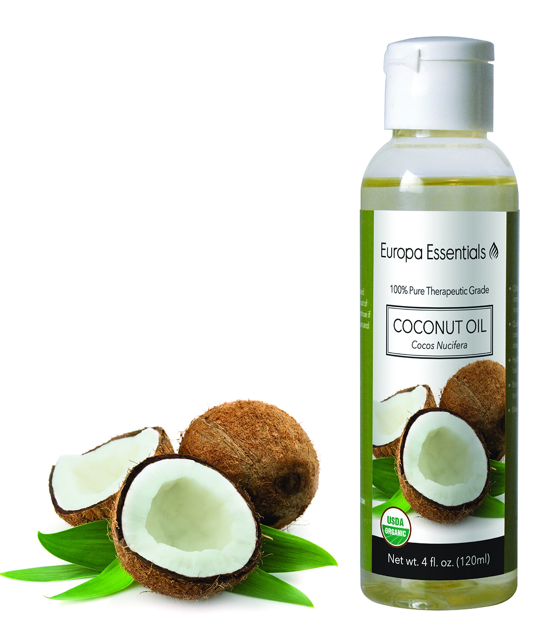 5-Pack 100% Organic Carrier Oils Gift Set - Avocado, Castor, Coconut, Grapeseed & Jojoba Oil (4oz Each) for Skin, Hair & Nail Care - Perfect for Massage, Aromatherapy & DIY Beauty Products
