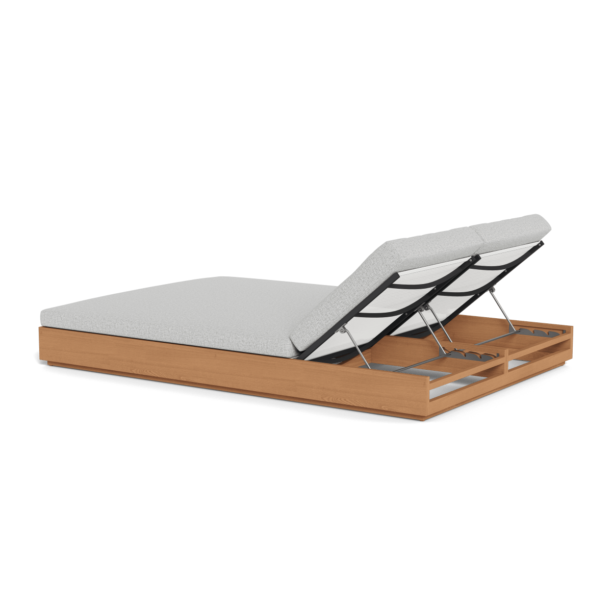 Premium Teak Double Sun Lounge Chair – Outdoor Patio Furniture for Poolside, Beach & Garden Relaxation