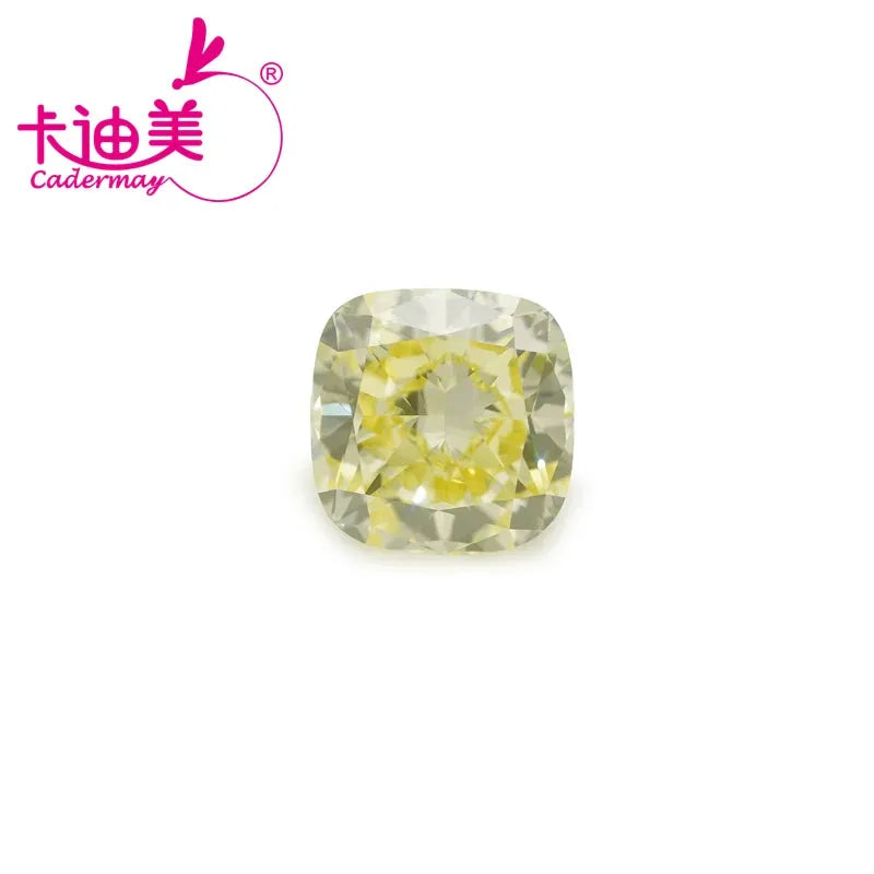 1.017 CT Cushion Cut Fancy Yellow VS1 HTHP Lab Grown Loose Diamond for Jewelry Making - Engagement Rings, Necklaces & Custom Designs
