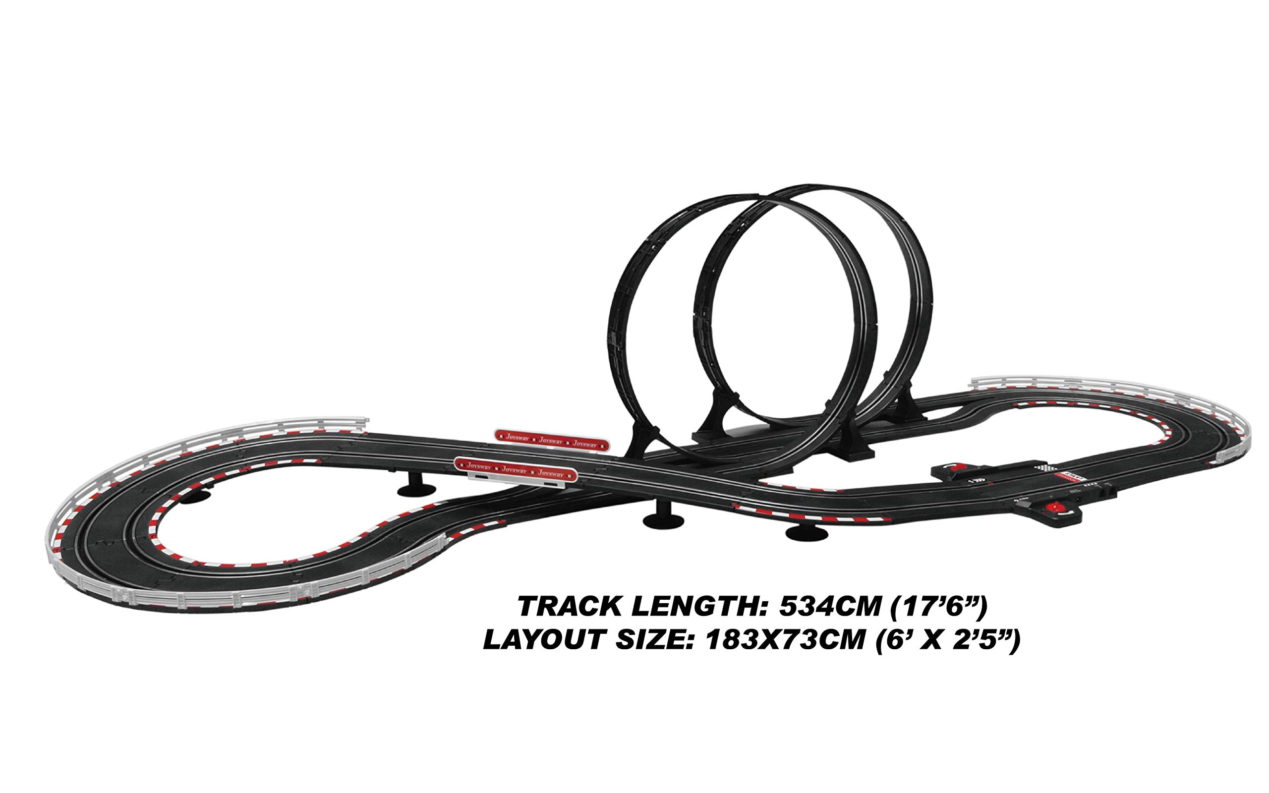 552 USB Power Slot Car Racing Set - High Speed Electric Race Track Toy for Kids & Adults - Perfect for Home Play, Parties & Competitive Racing