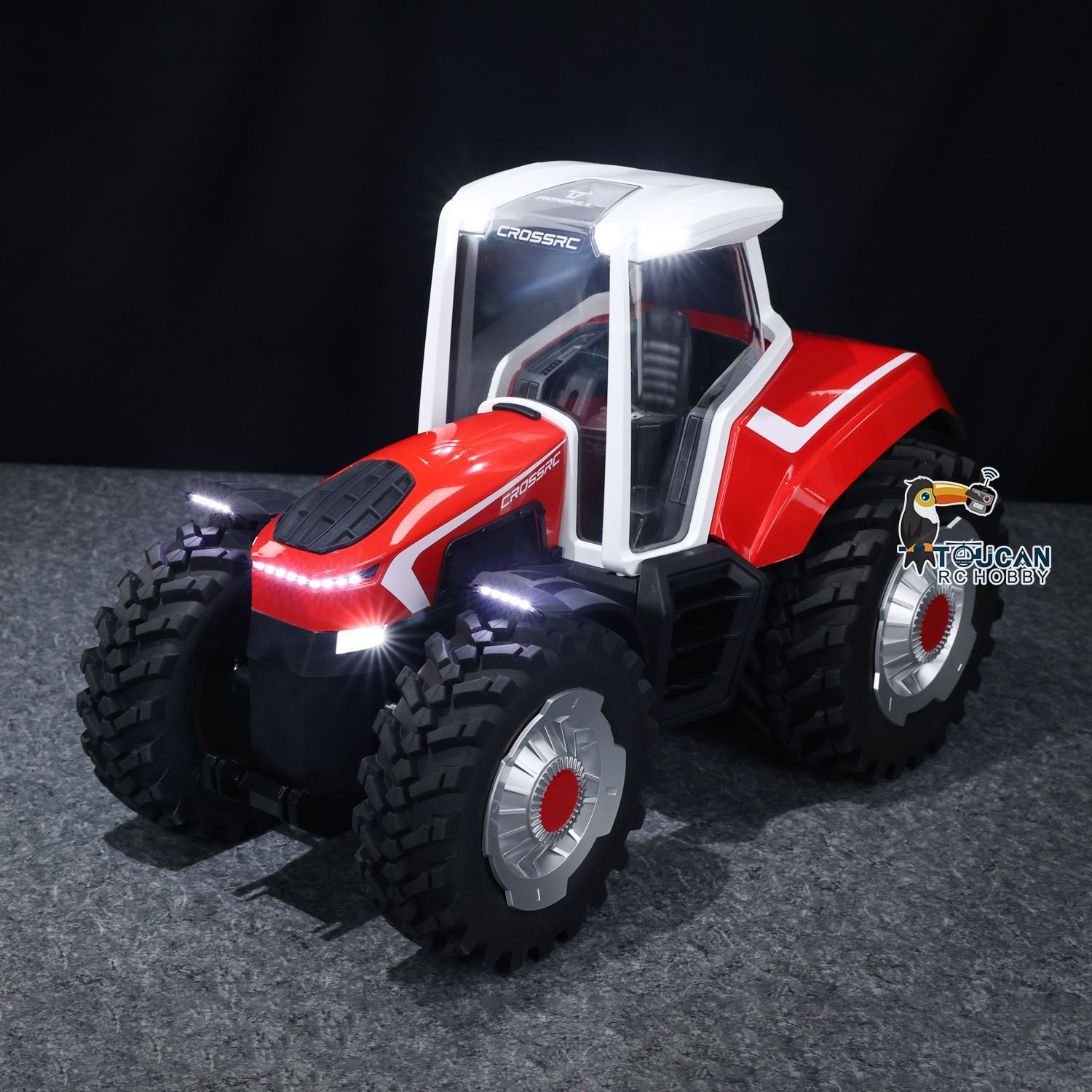 1/8 Scale RC Tractor TL4 Iron Bull Remote Control Car with Light, Motor, ESC & Two-Speed Transmission - Off-Road Simulation Vehicle for Hobbyists & DIY Enthusiasts - Perfect for Crawling, Trail Adventures & RC Competitions