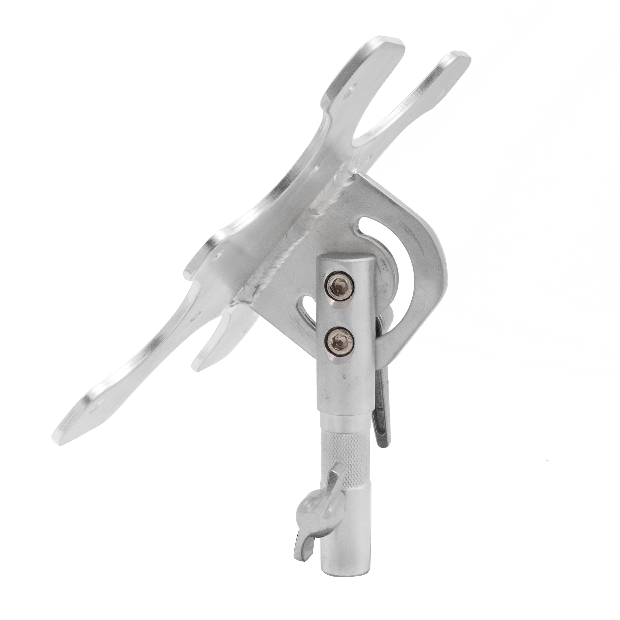Heavy Duty Stainless Steel VESA Mount Bracket for C Stands & Baby Pin - Secure TV & Monitor Mounting for Studio & Home Theater Setup