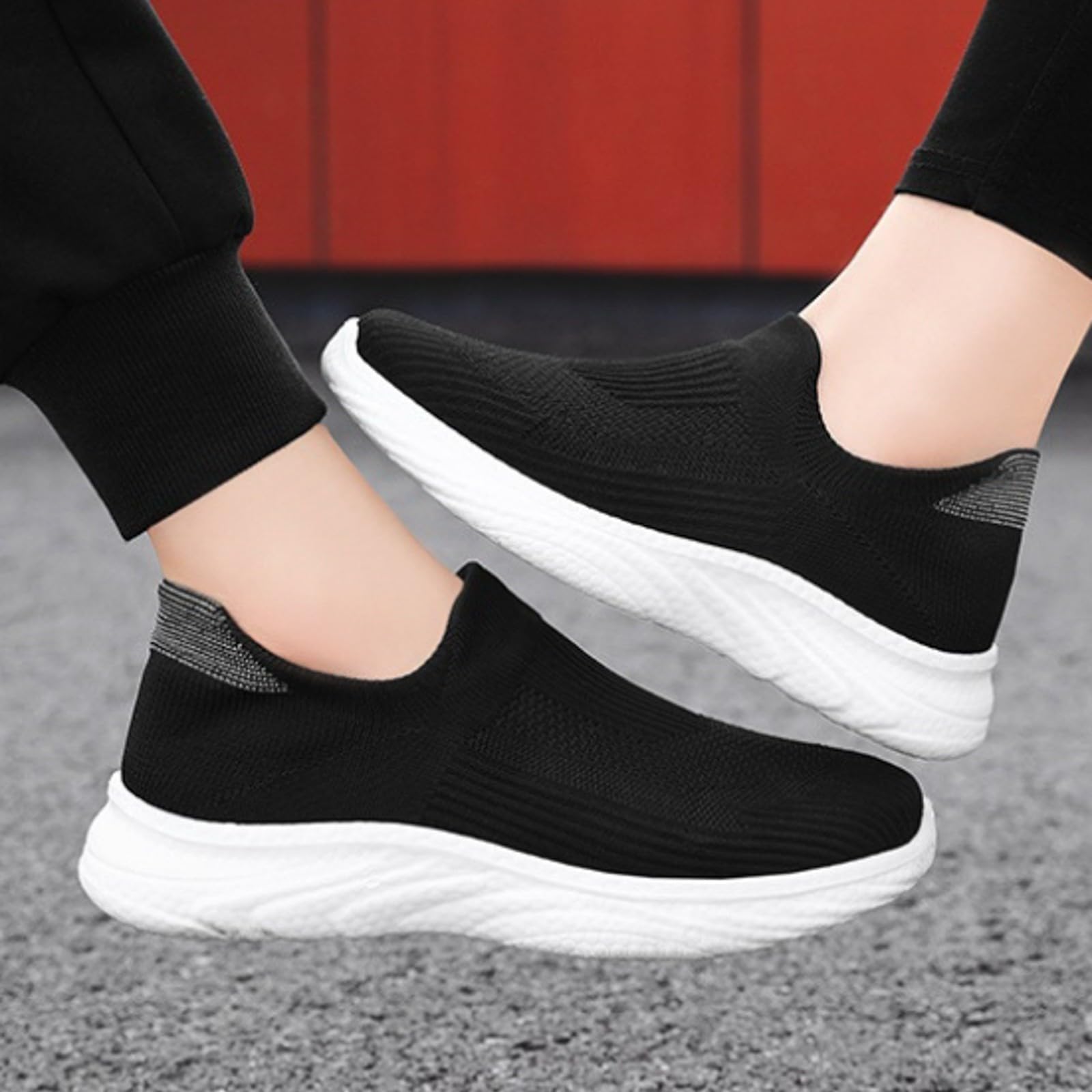 **Women's Orthopedic Slip-On Walking Shoes - Comfortable Cushioned Sneakers for Tennis, Gym & Workout - Breathable Non-Slip Support for All-Day Wear**    *(Perfect for Walking, Running, Gym Workouts, and Everyday Comfort!)*