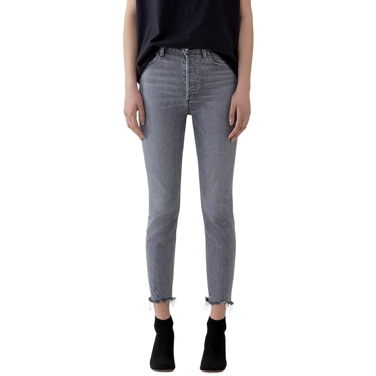 AGOLDE Women's Nico High Rise Slim Jeans - Stretch Denim Skinny Pants for Women | Perfect for Casual Wear, Office & Night Out