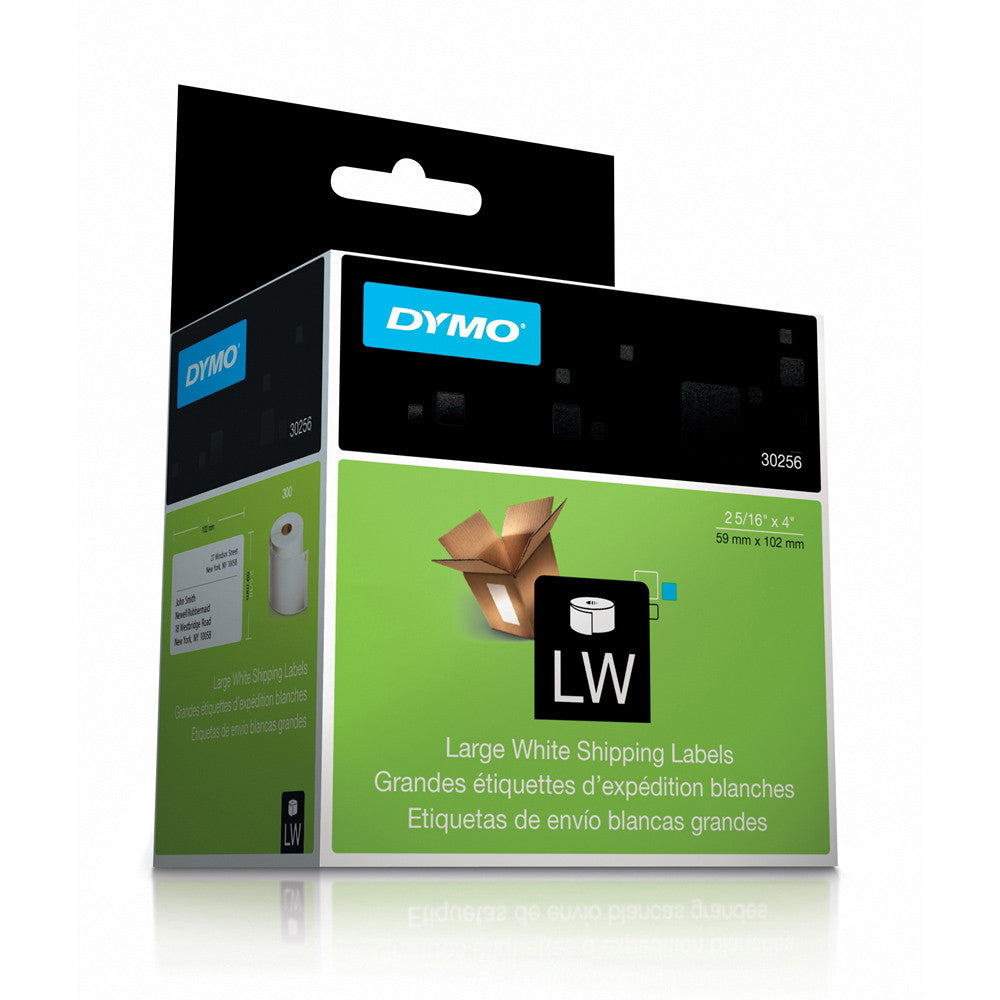 DYMO 30256 White Shipping Labels 2-5/16